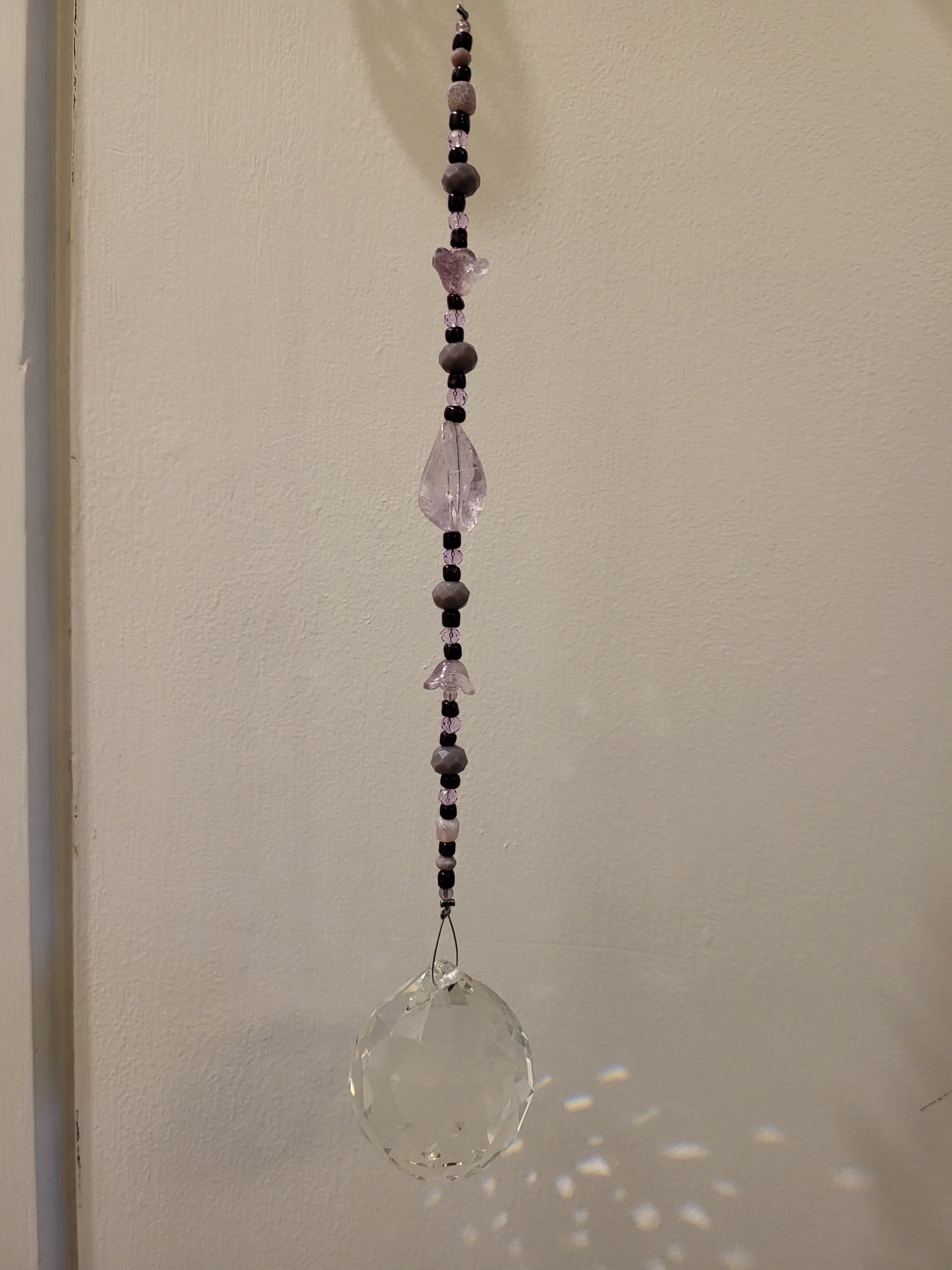 Beaded suncatcher prism