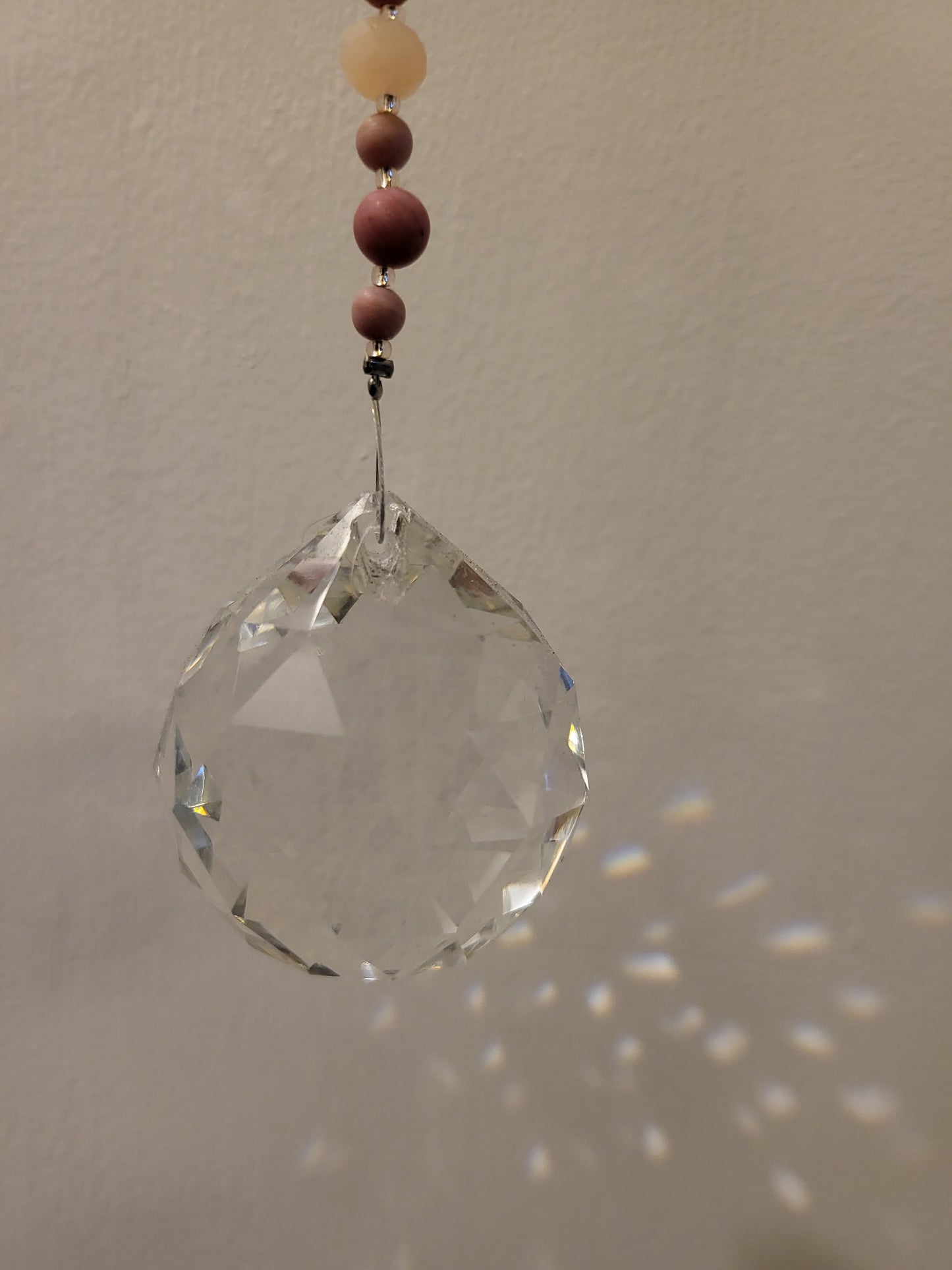 Beaded suncatcher prism
