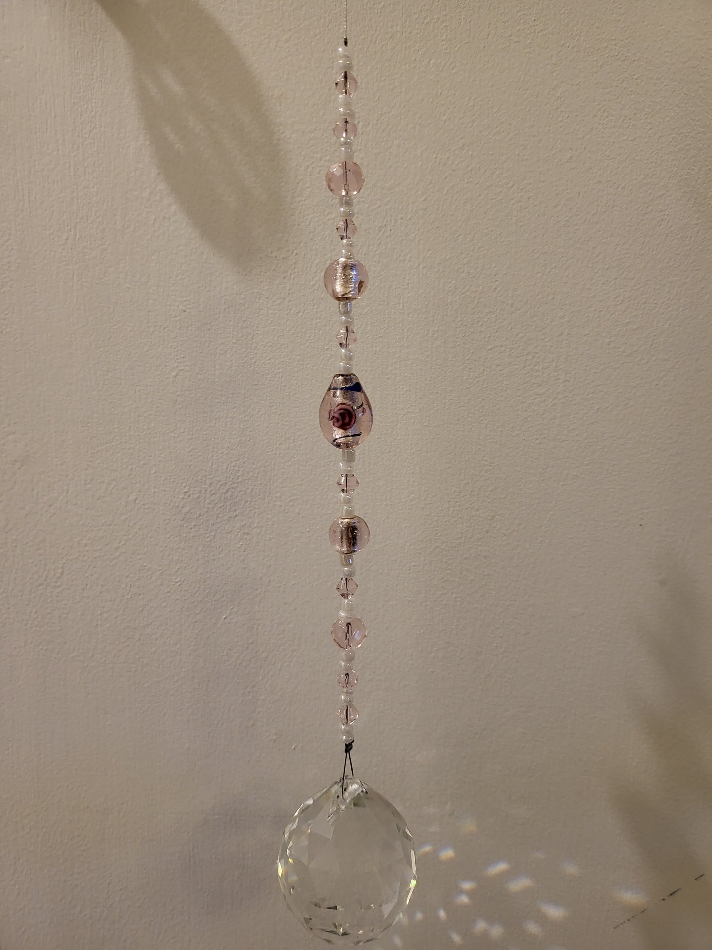 Beaded suncatcher prism