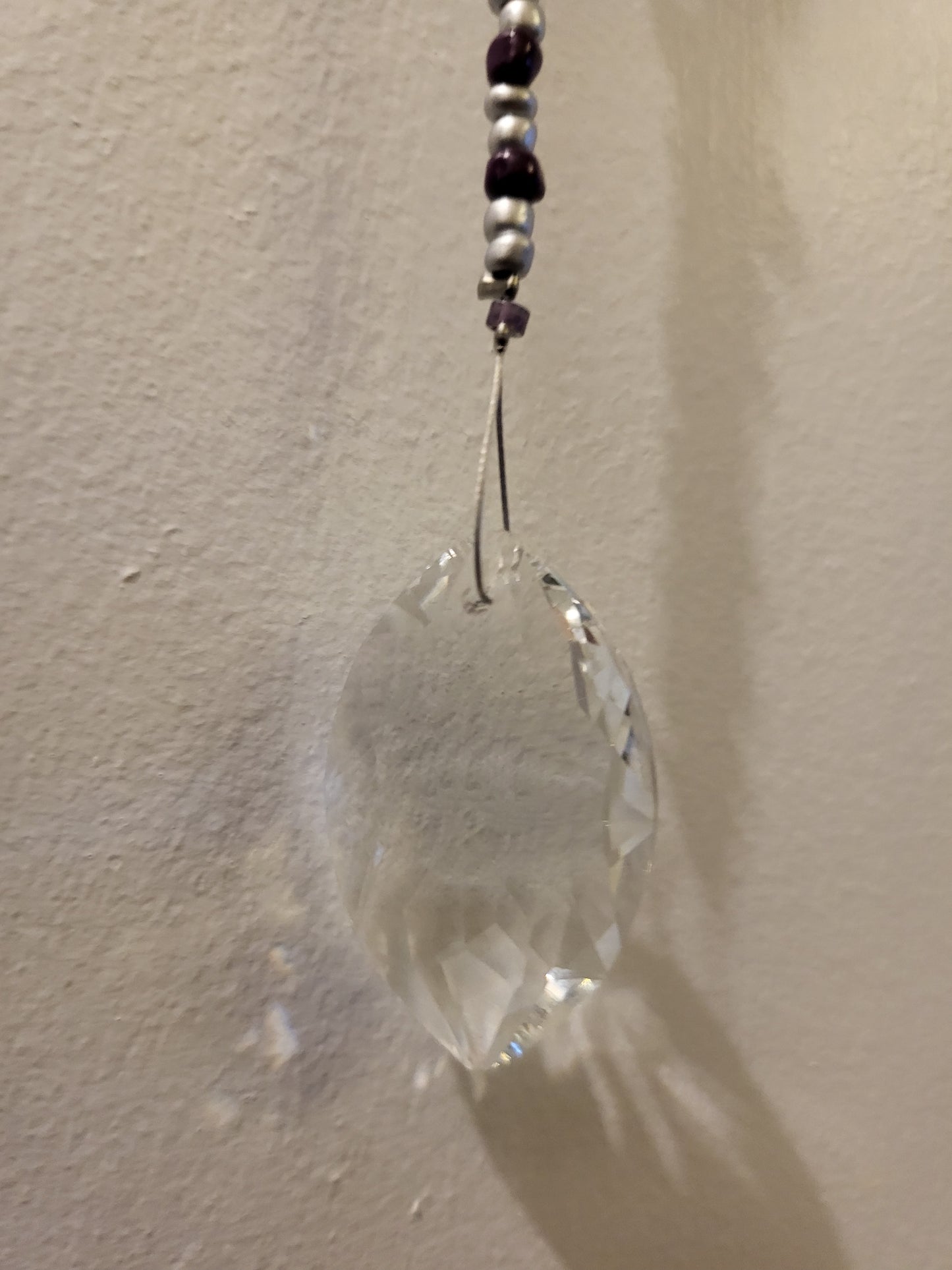 Beaded suncatcher prism