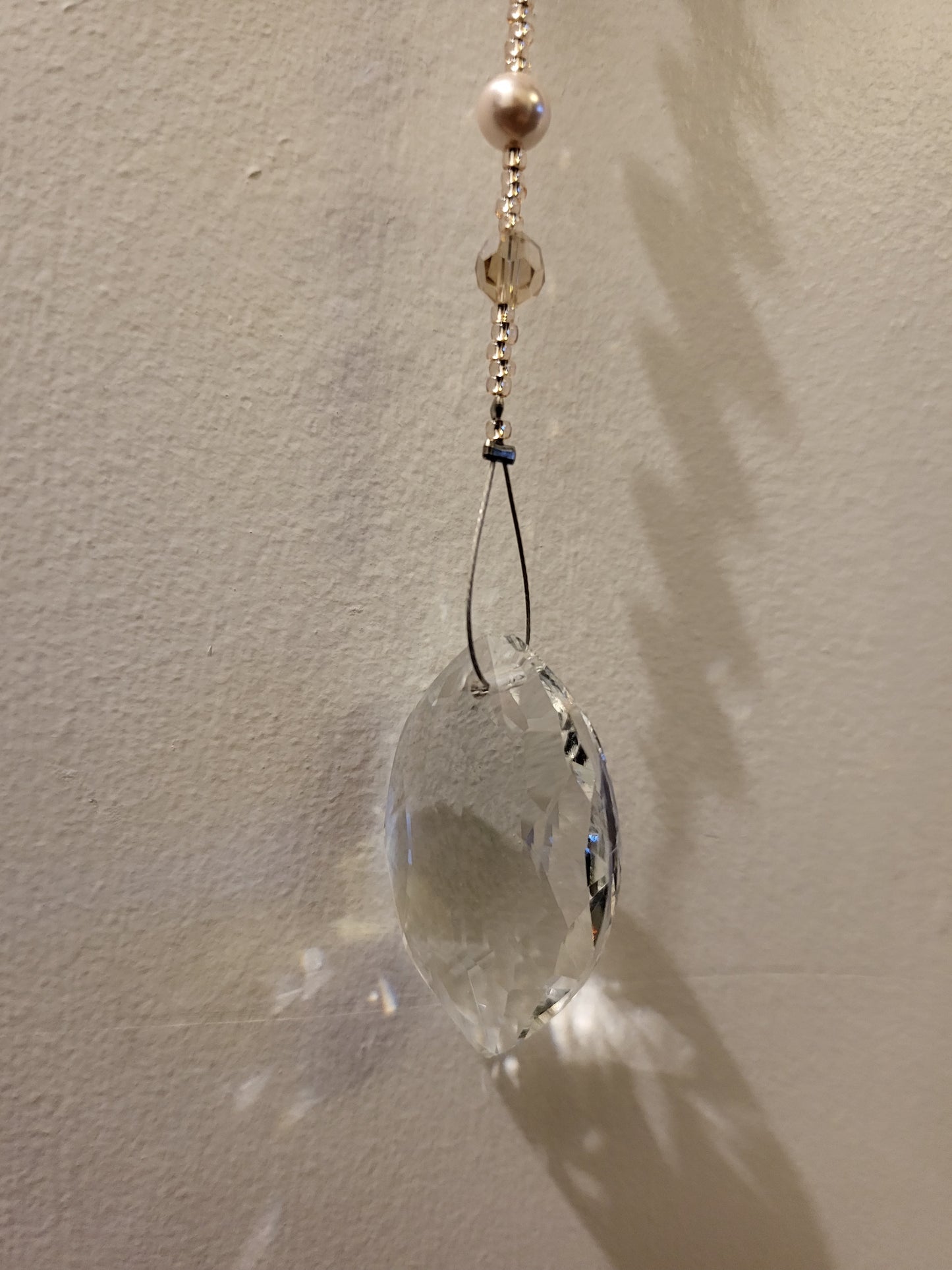 Beaded suncatcher prism