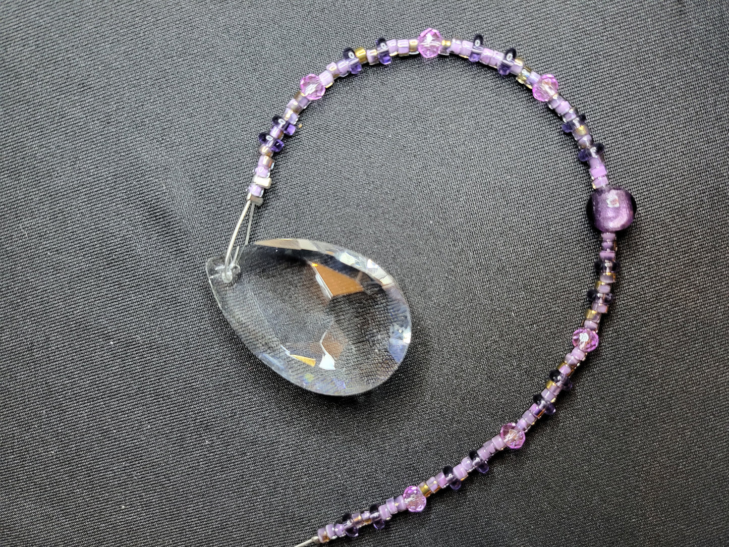Beaded suncatcher prism