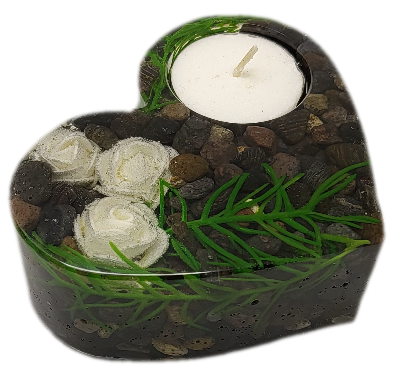 Tealight heart holder