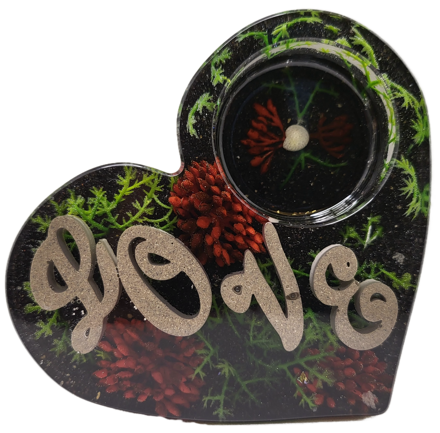 Tealight heart holder