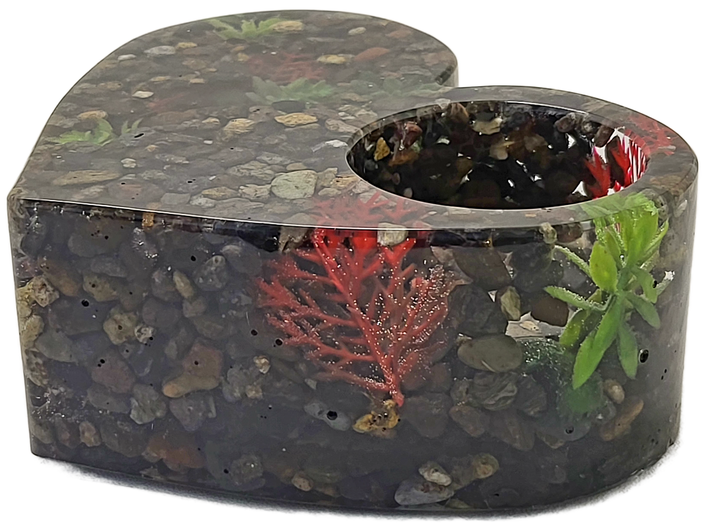 Tealight heart holder