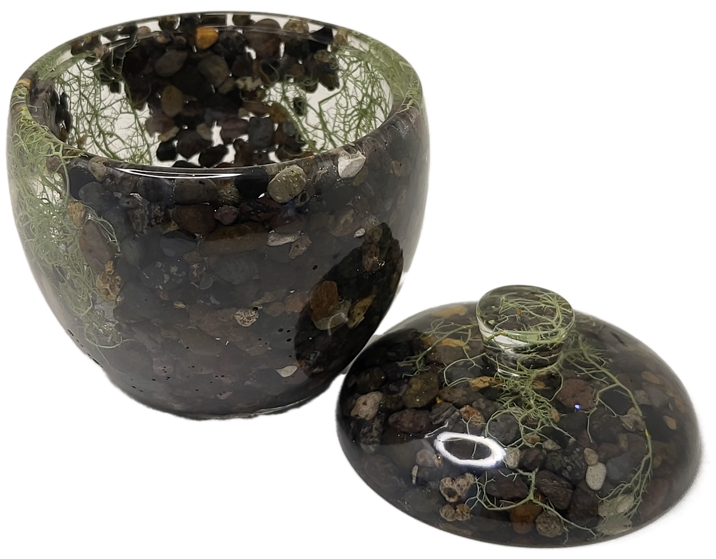 Rock pot with lid