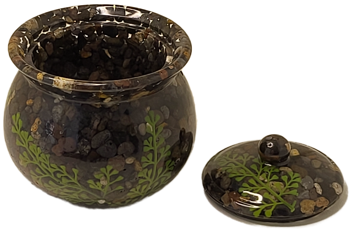 Rock pot with lid