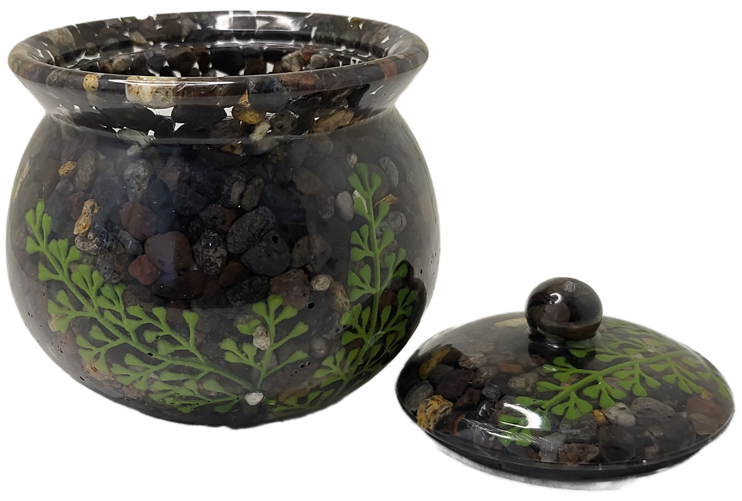 Rock pot with lid