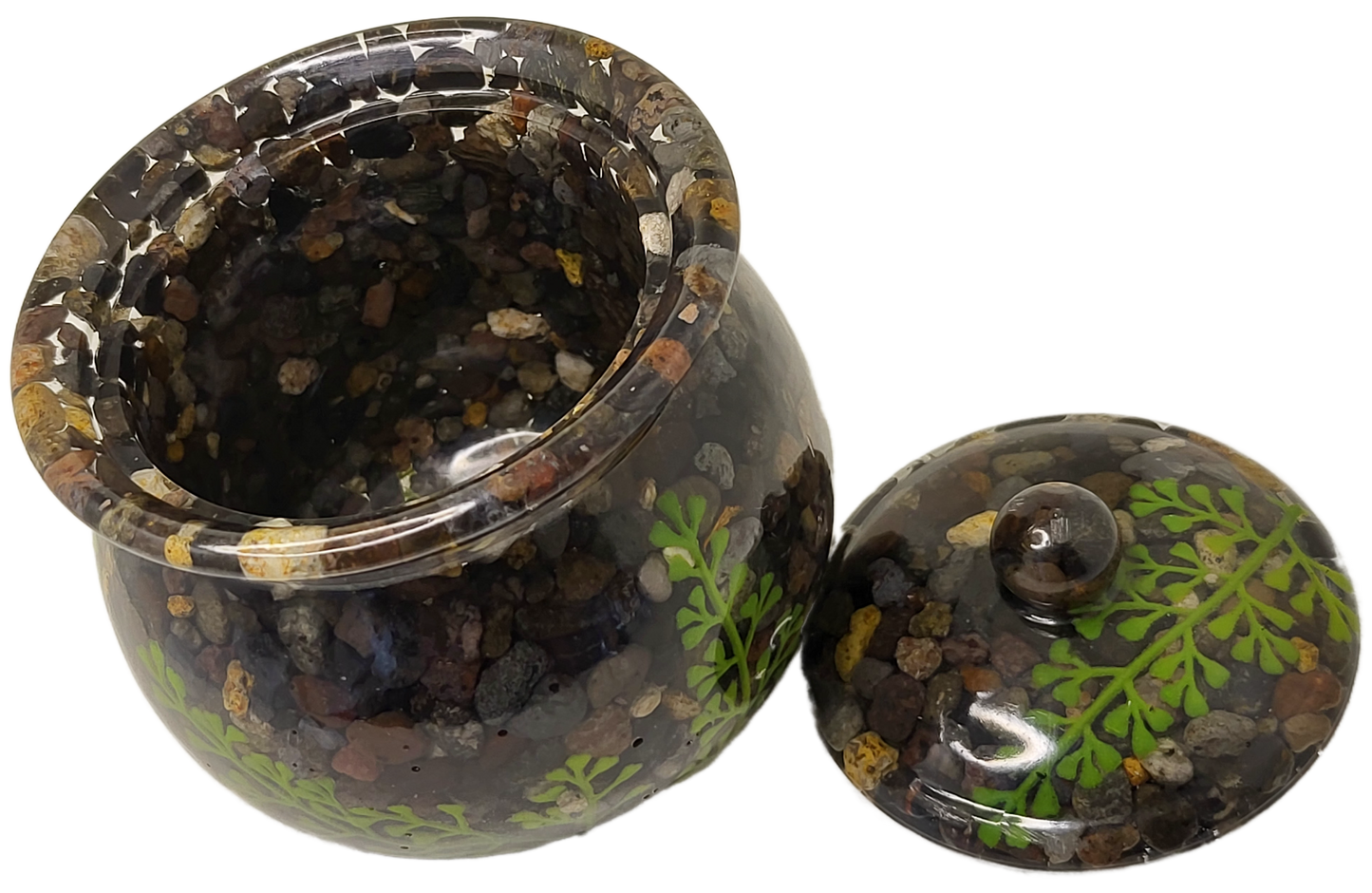 Rock pot with lid