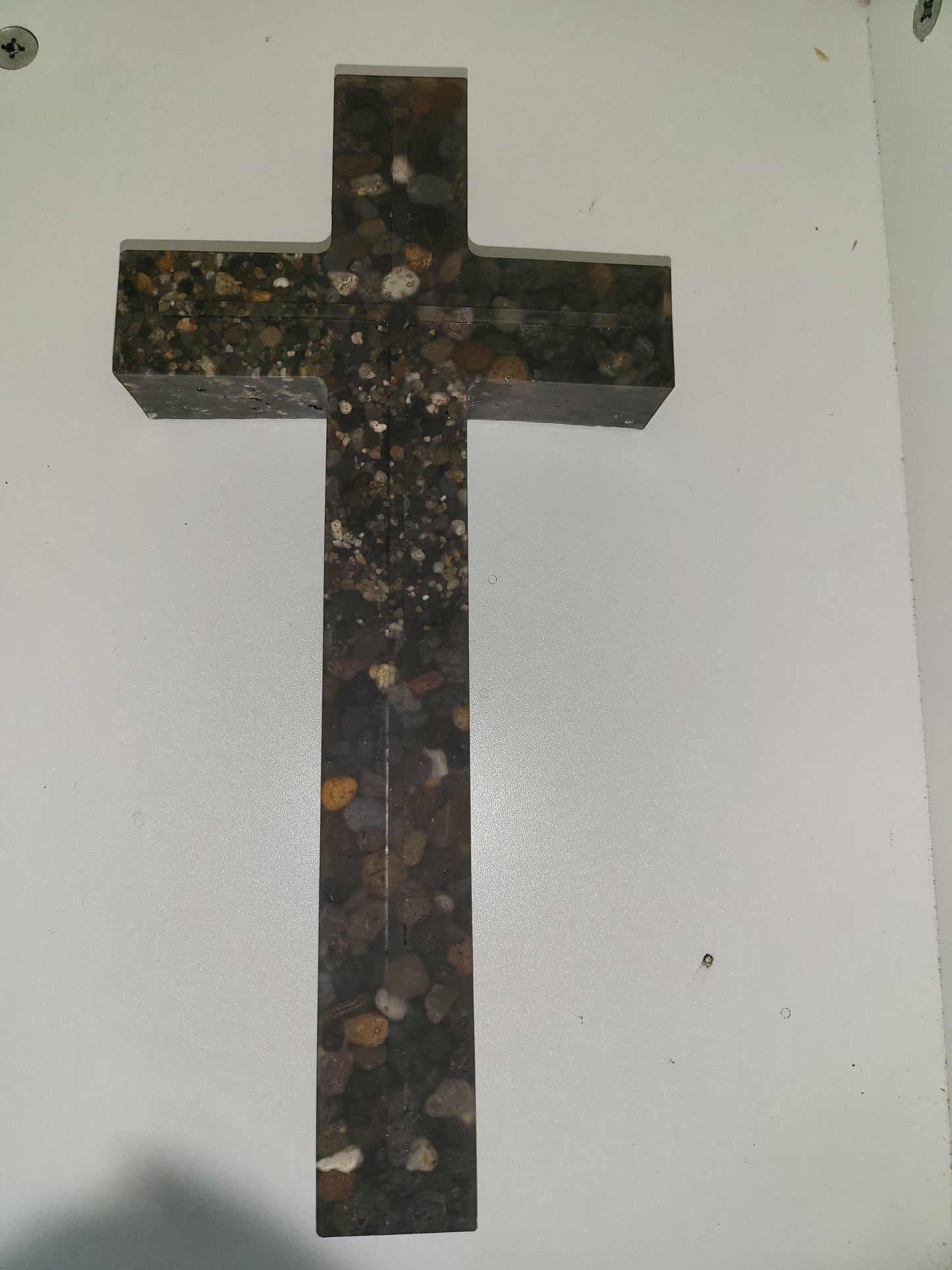 Rustic rock cross
