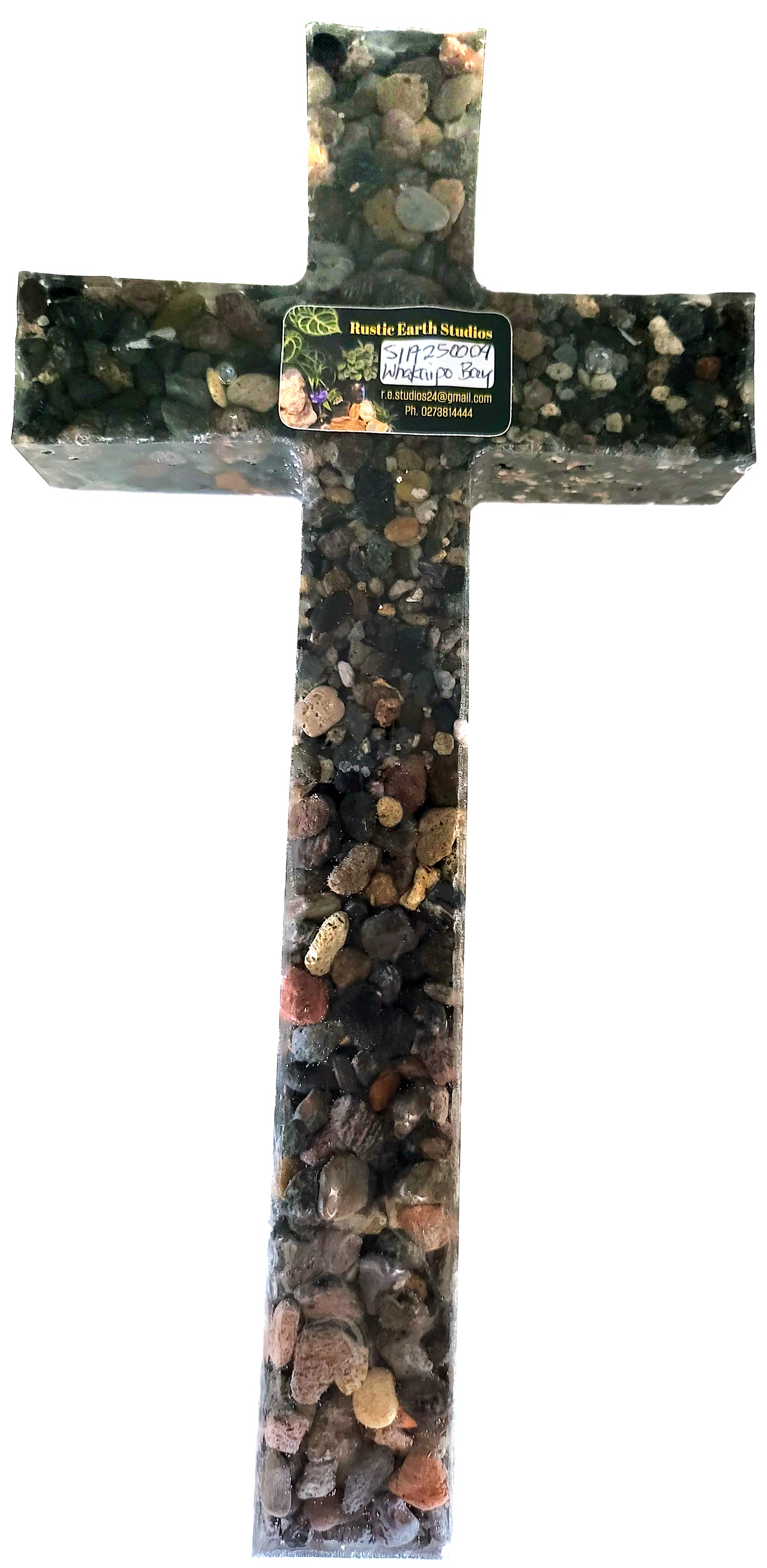 Rustic rock cross