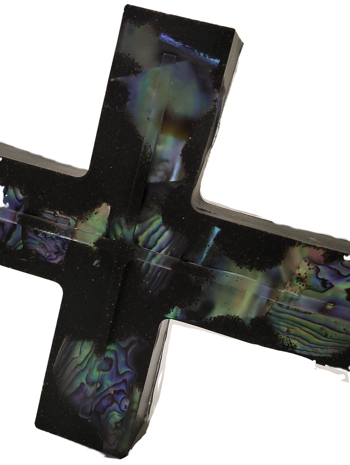 Rustic rock cross