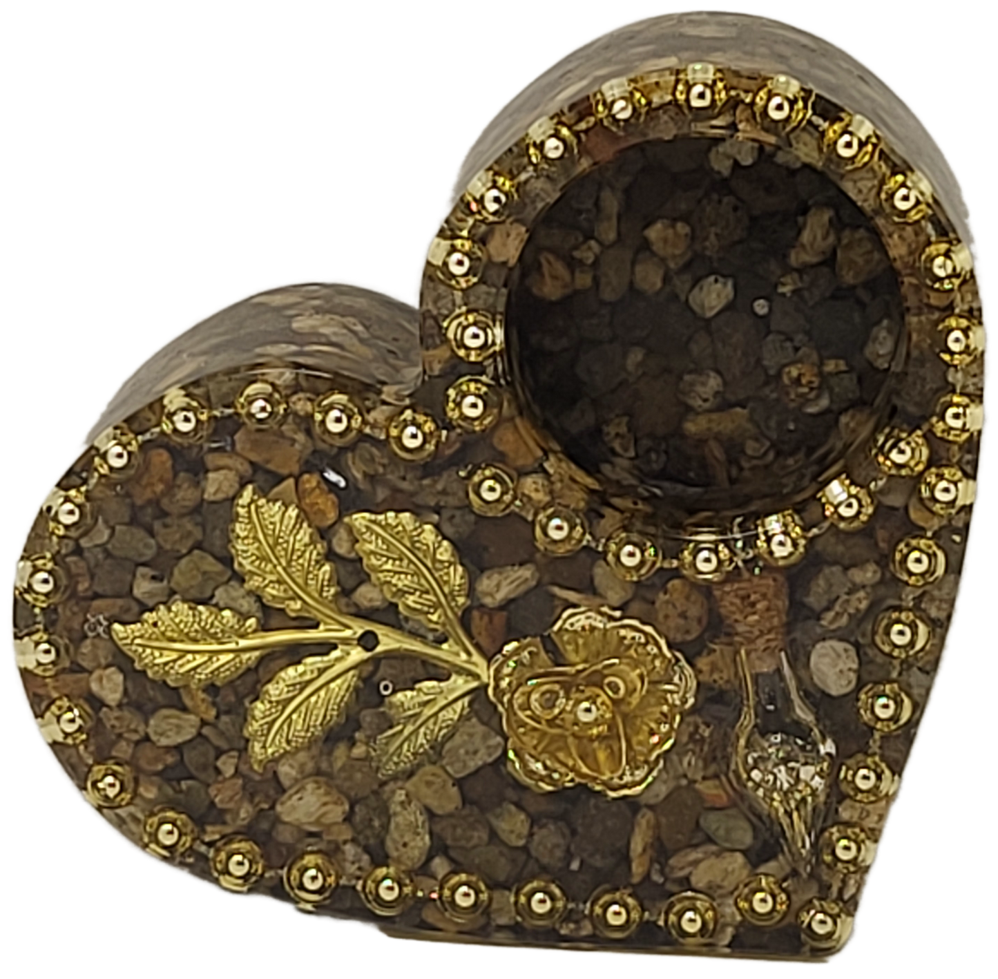 Tealight heart holder