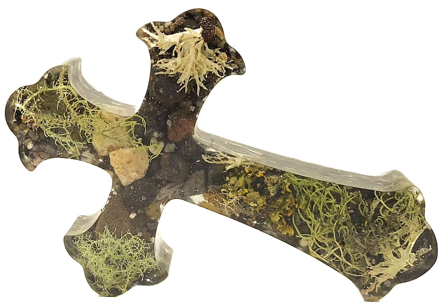 Rustic rock cross