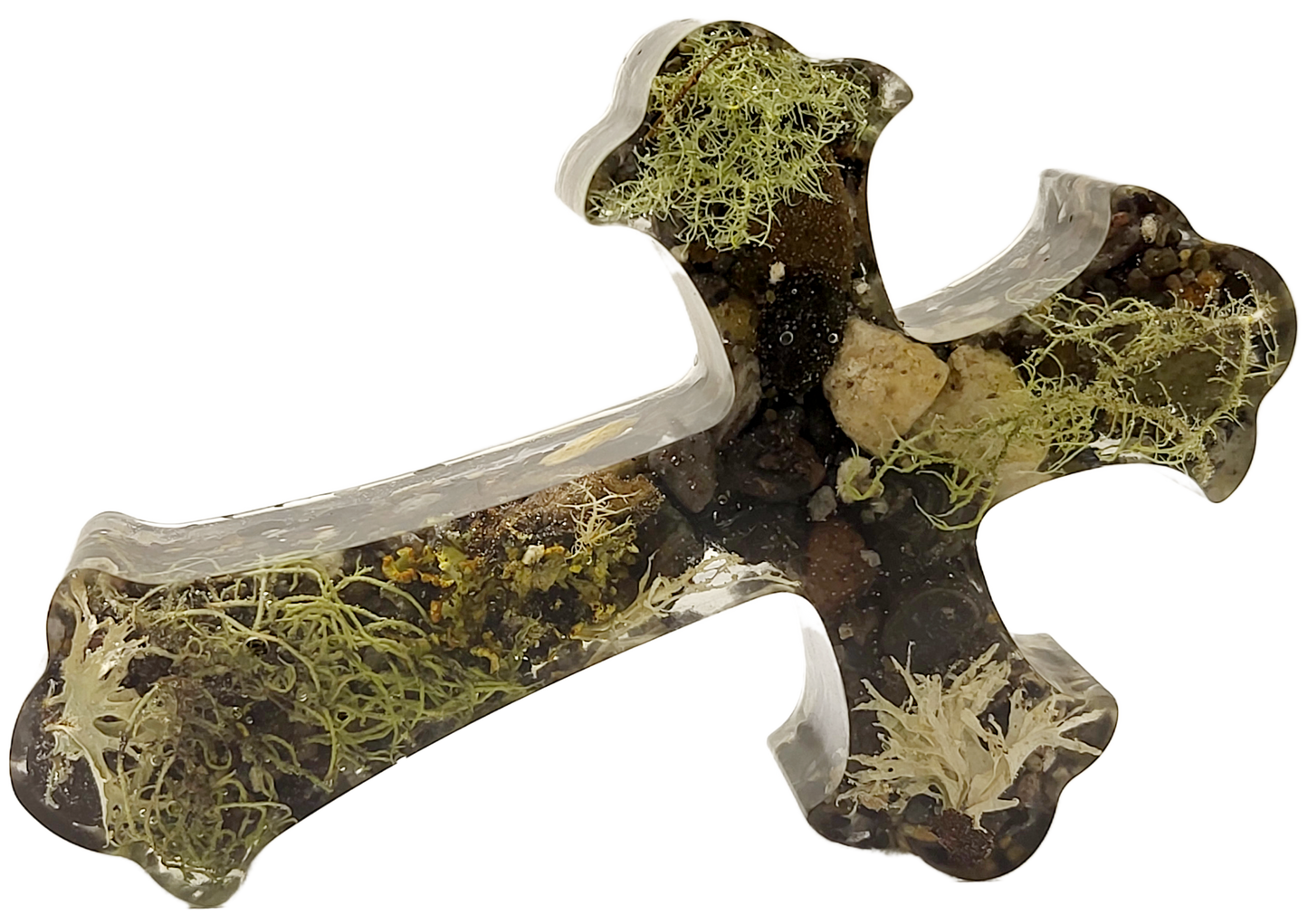 Rustic rock cross