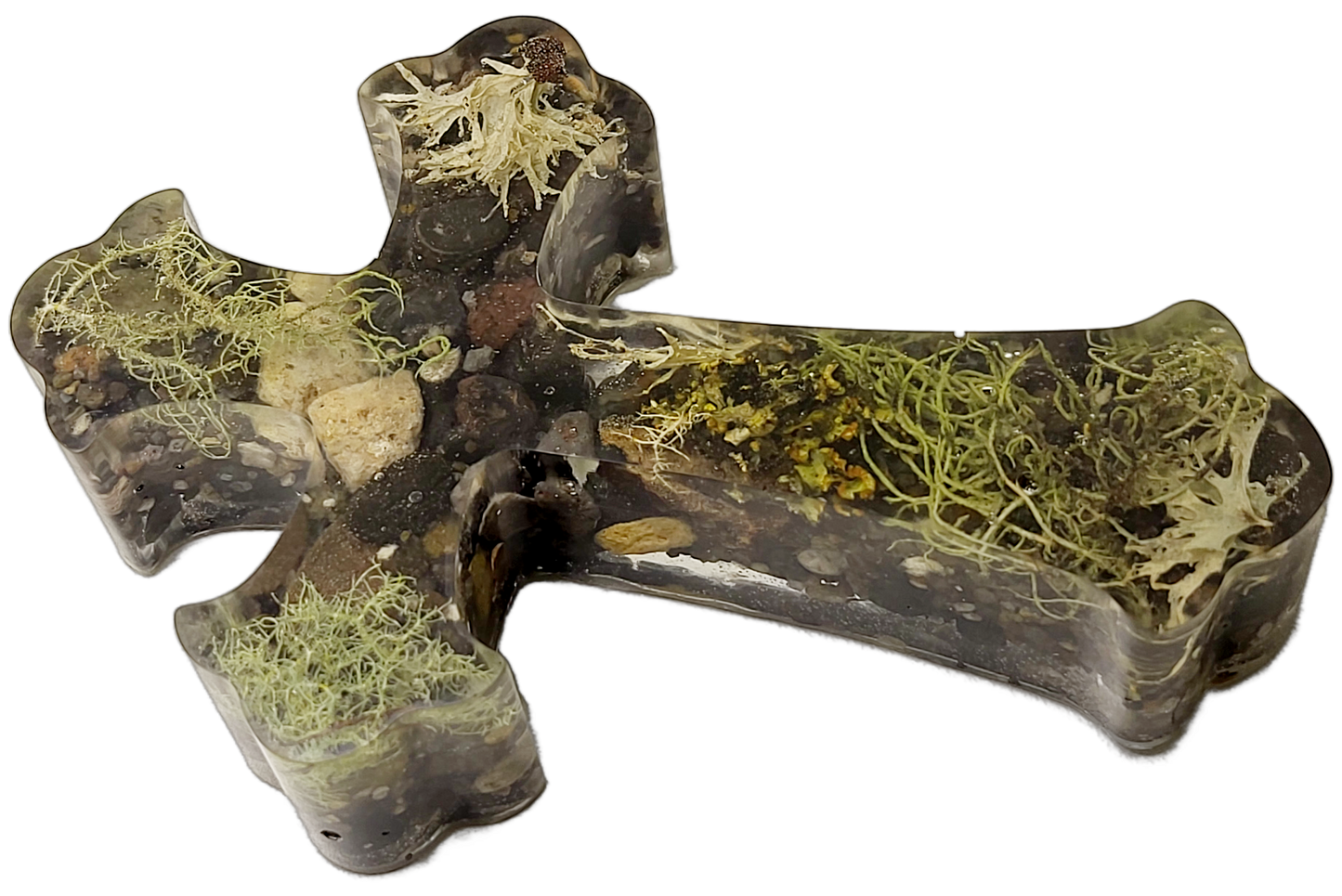Rustic rock cross