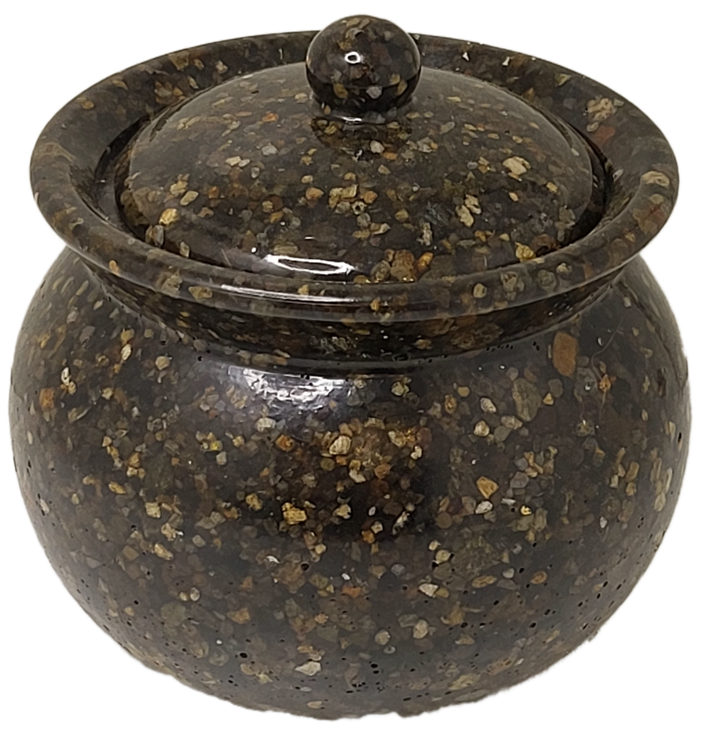 Rock pot with lid
