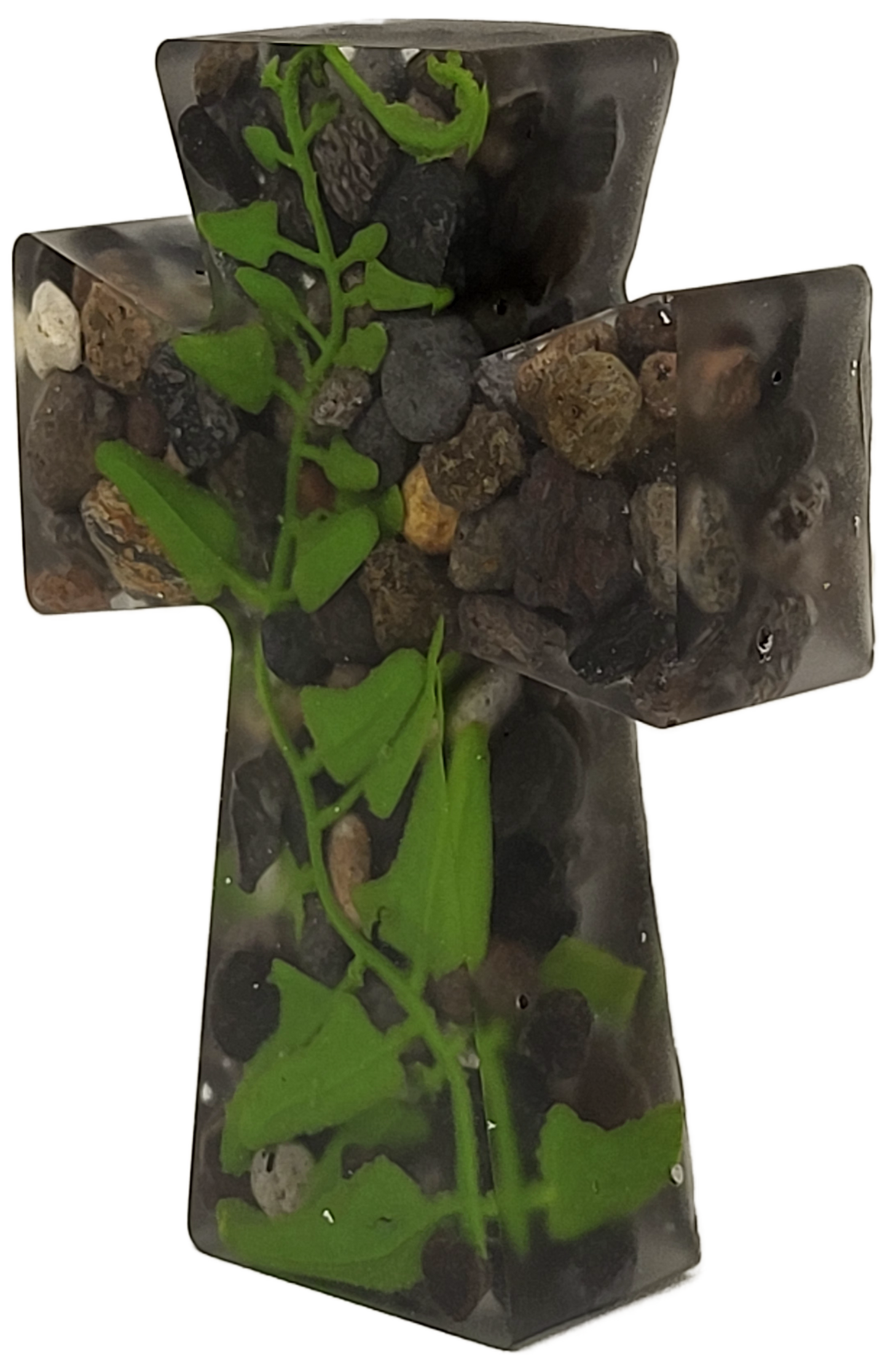 Rustic rock cross