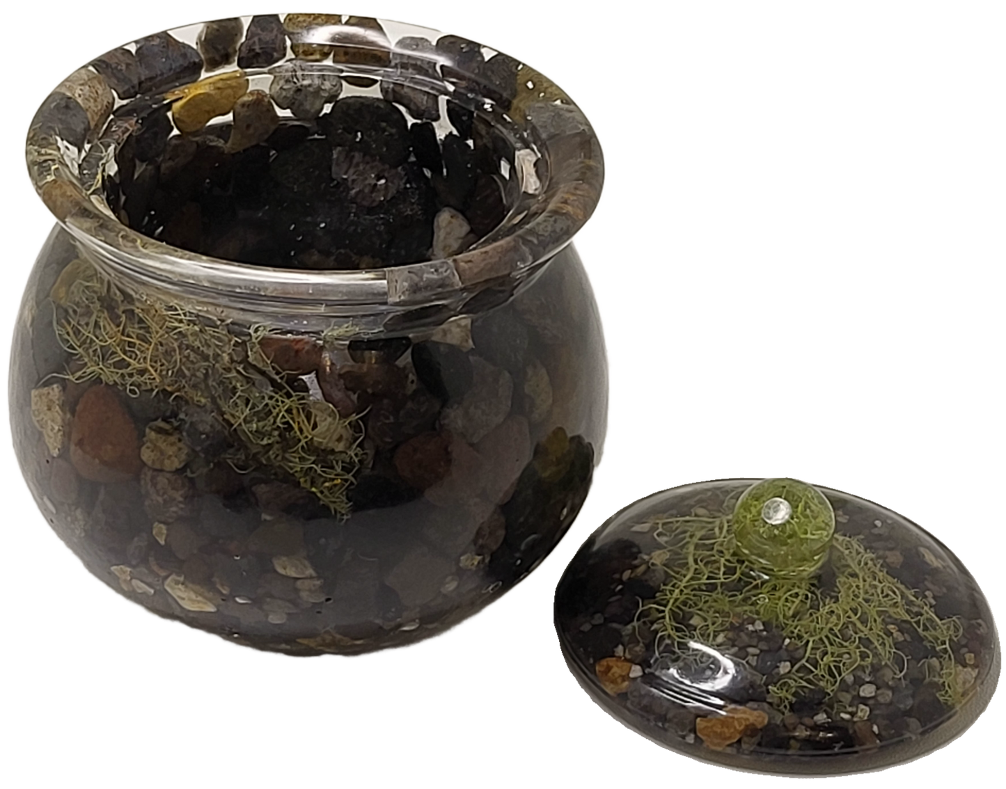 Rock pot with lid