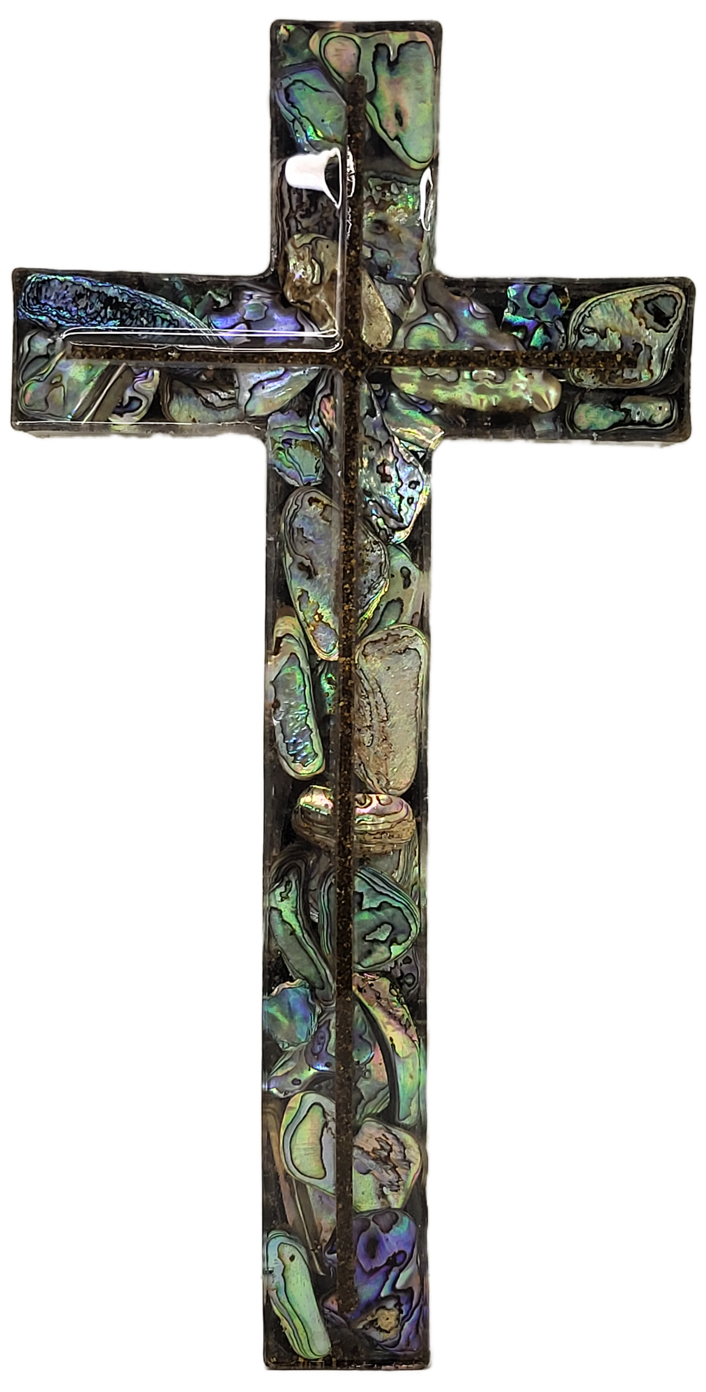 Rustic rock cross