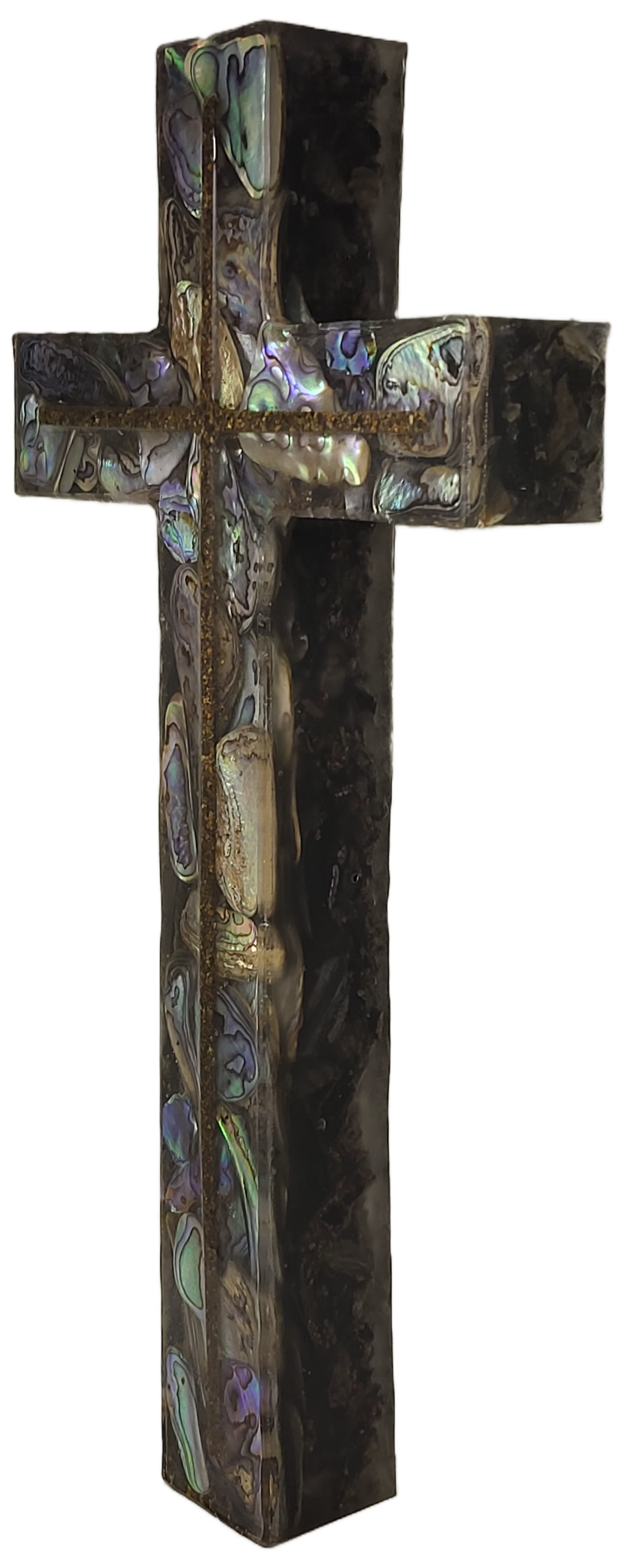 Rustic rock cross