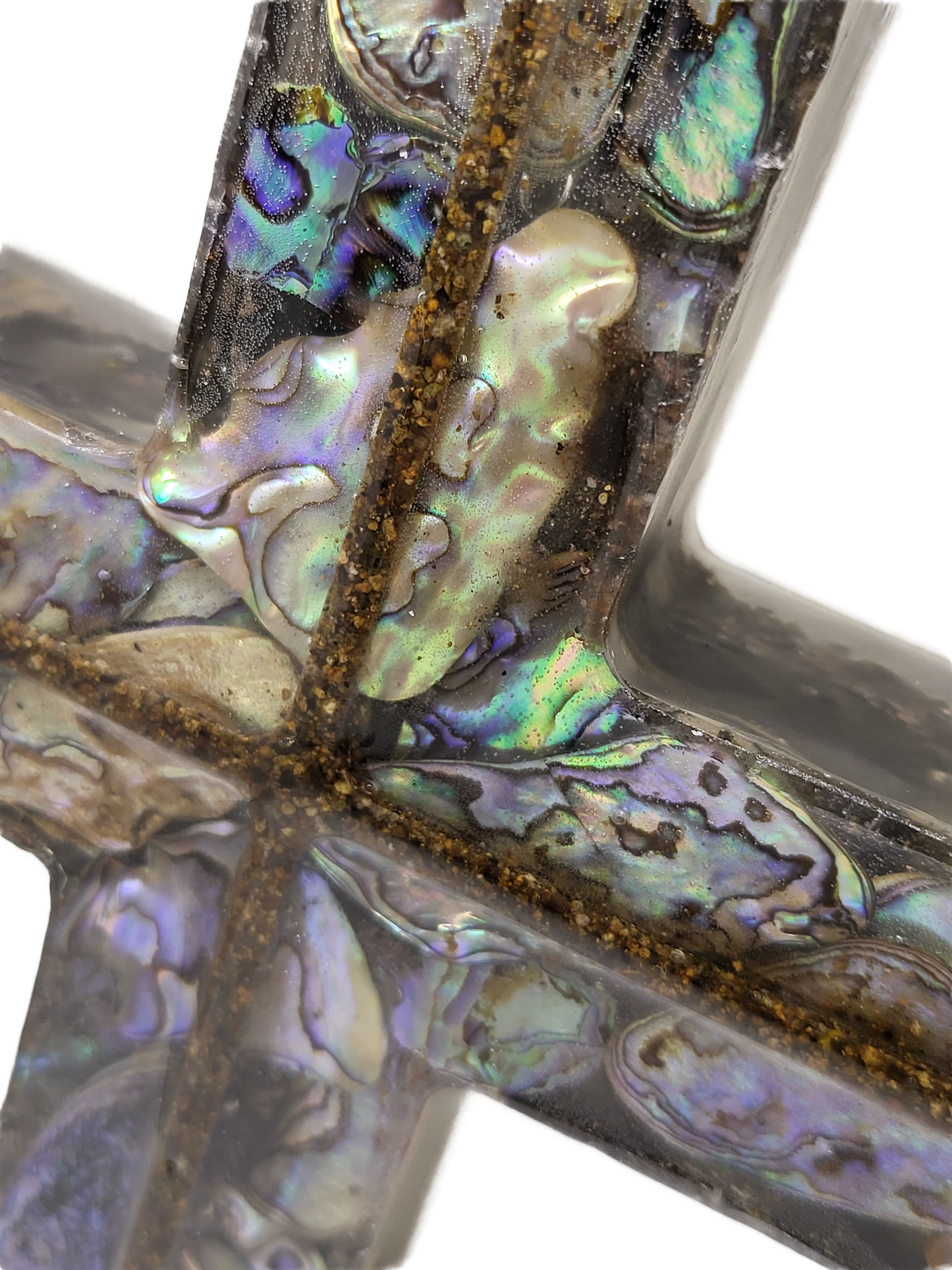 Rustic rock cross
