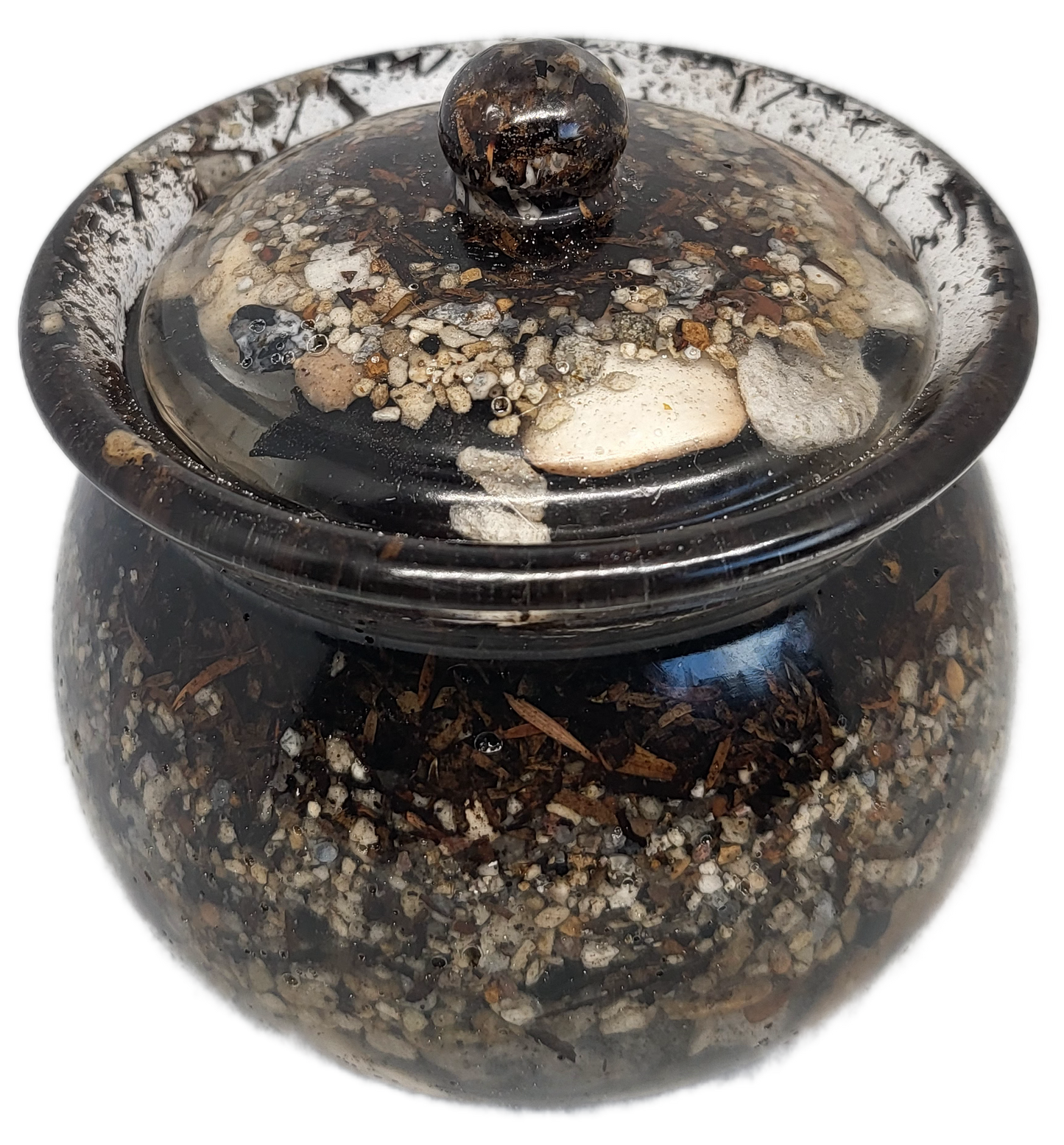 Rock pot with lid
