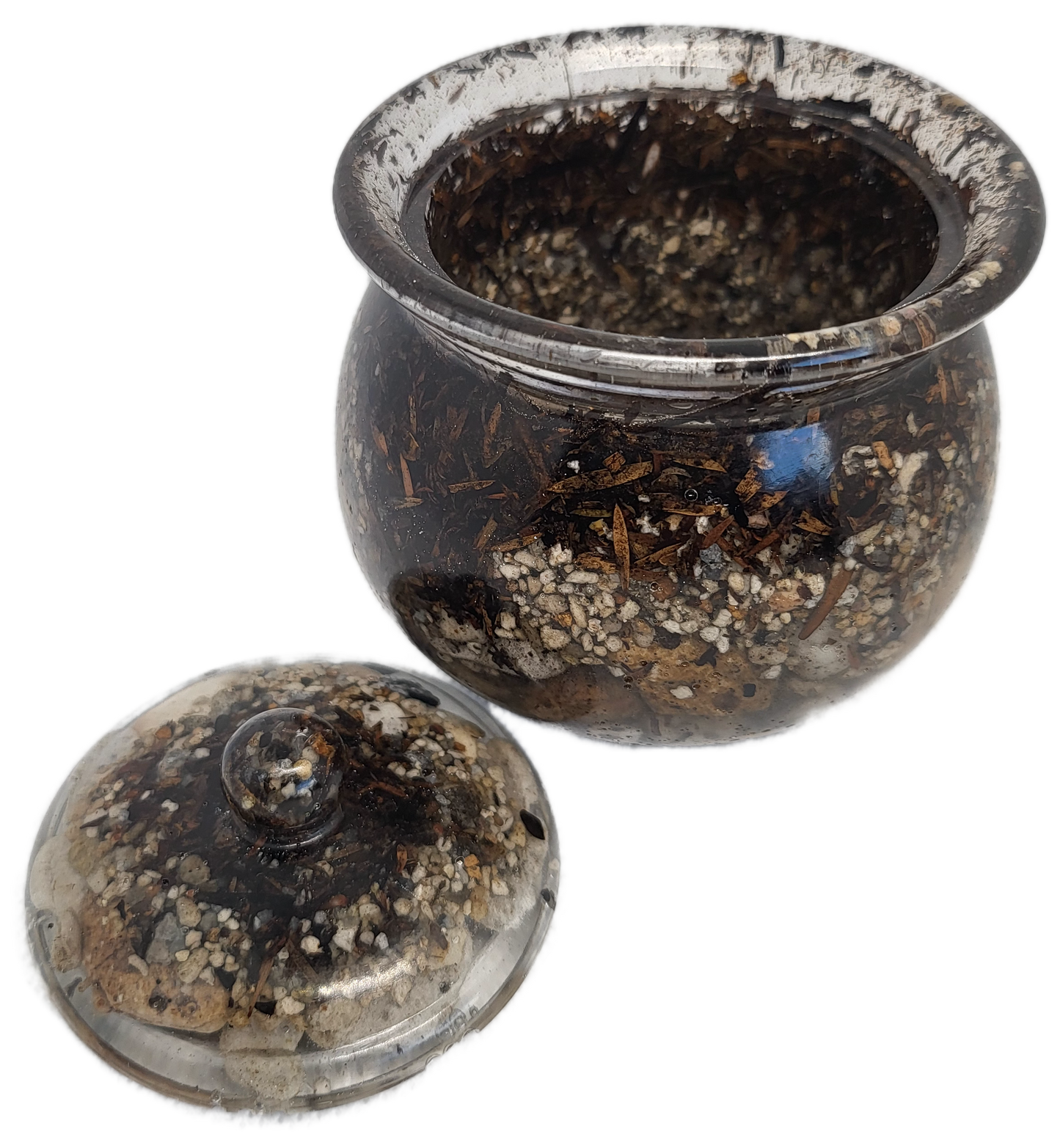 Rock pot with lid