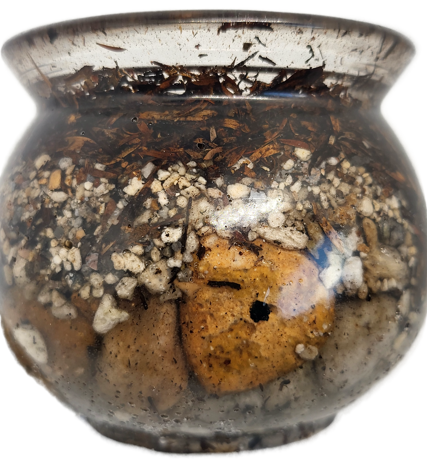 Rock pot with lid