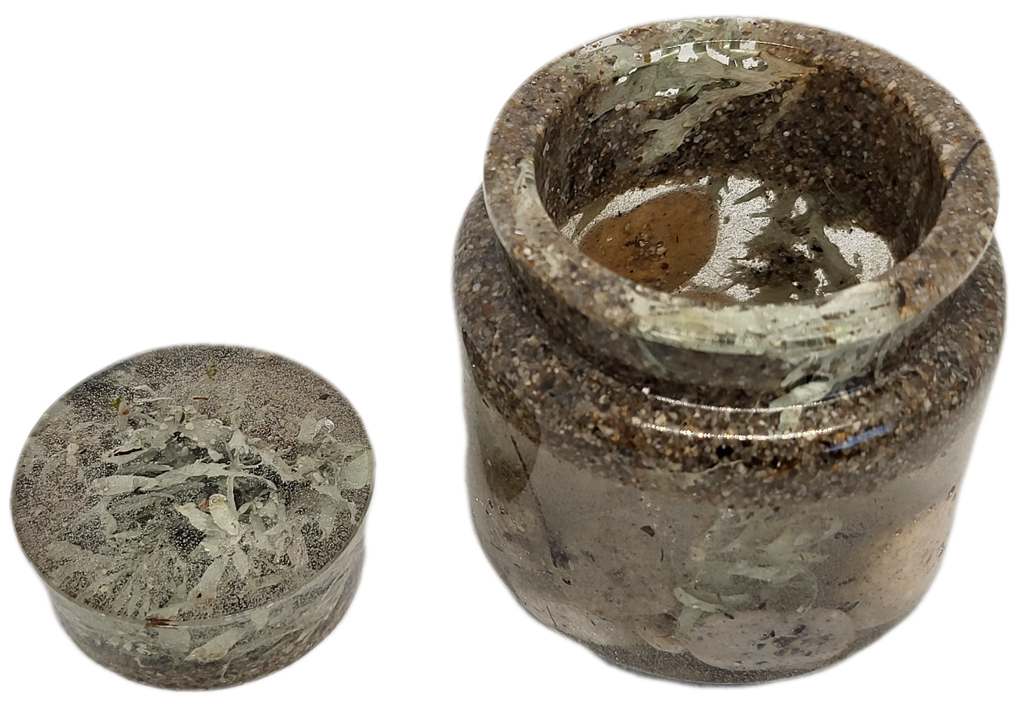 Rock pot with lid
