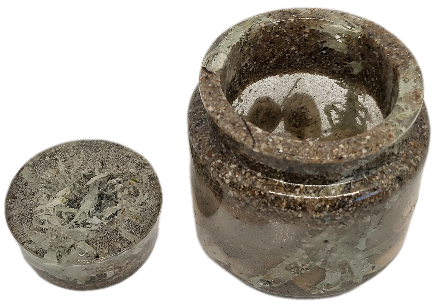 Rock pot with lid