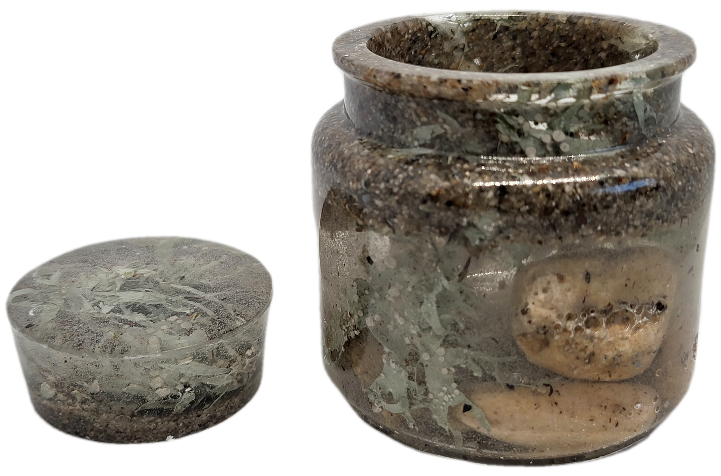 Rock pot with lid