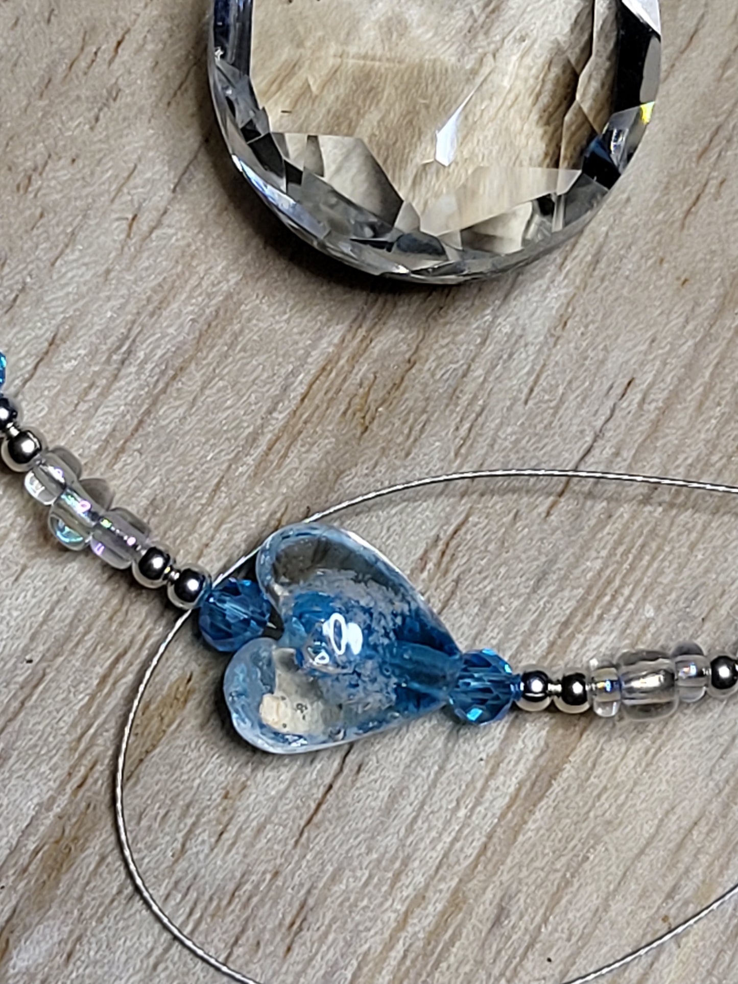 Beaded suncatcher prism