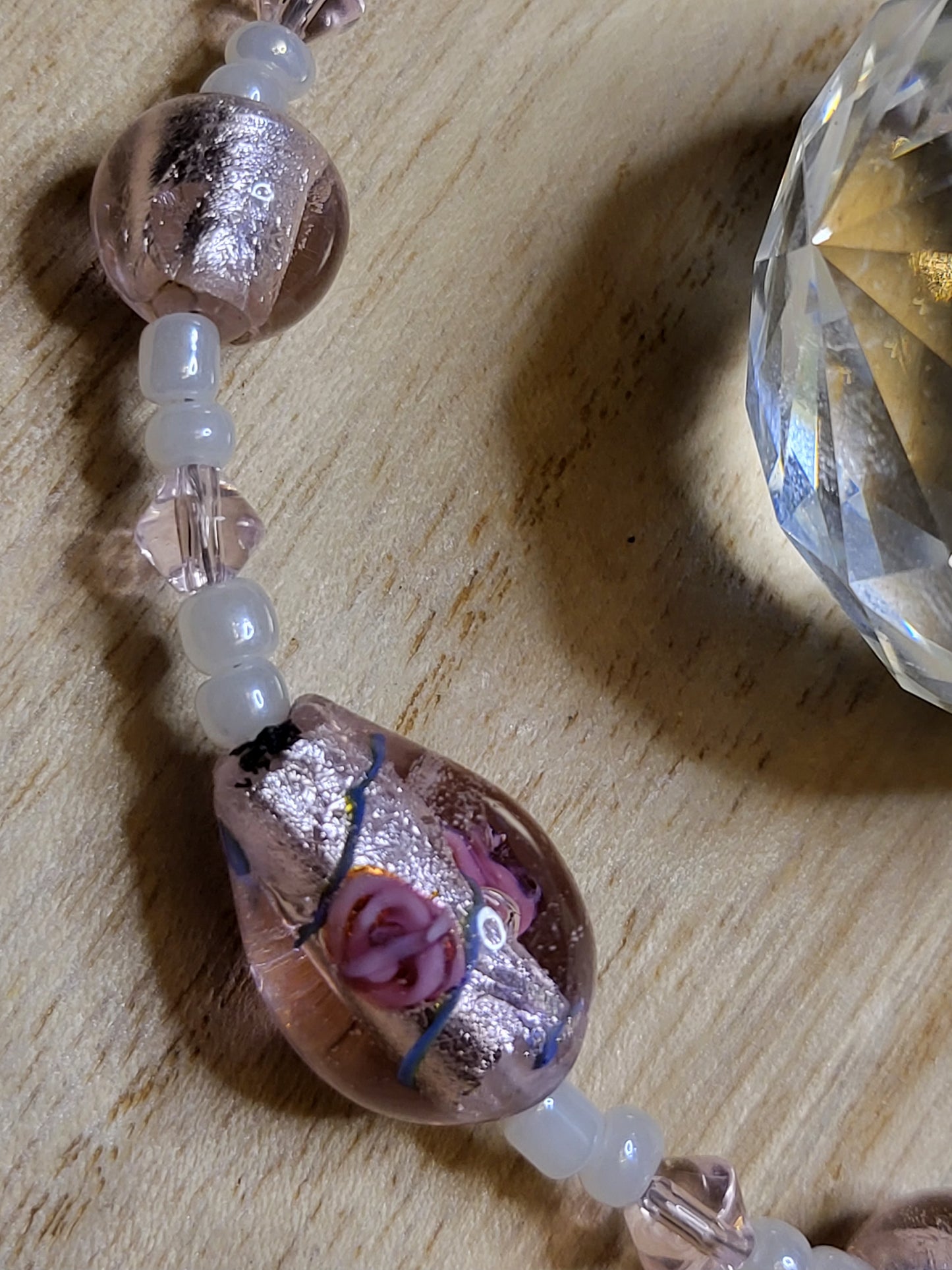 Beaded suncatcher prism