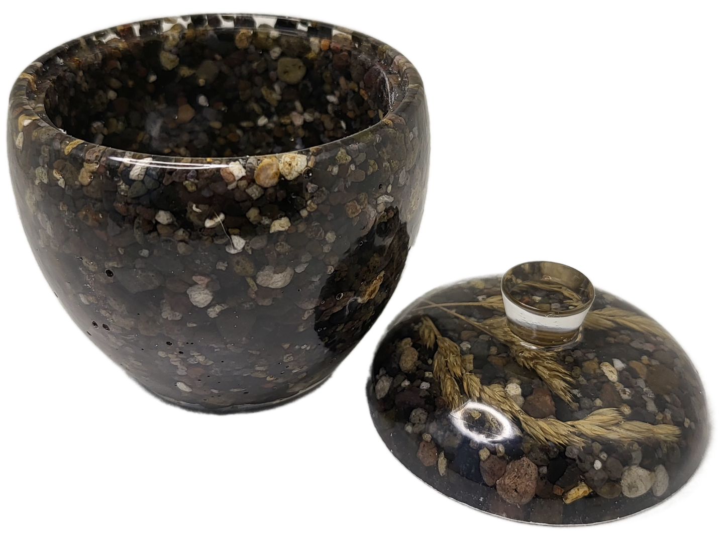 Rock pot with lid