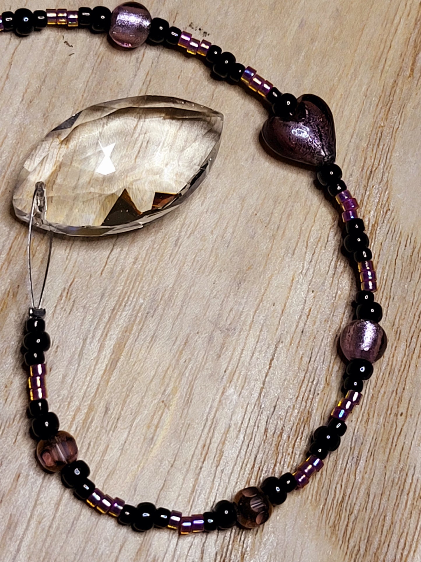 Beaded suncatcher prism
