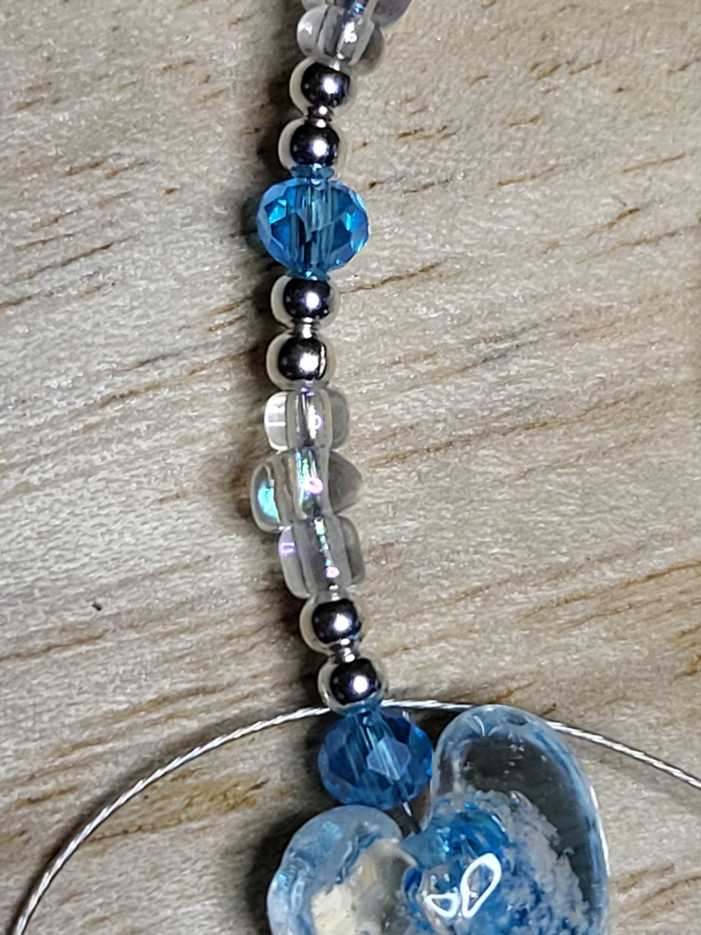 Beaded suncatcher prism