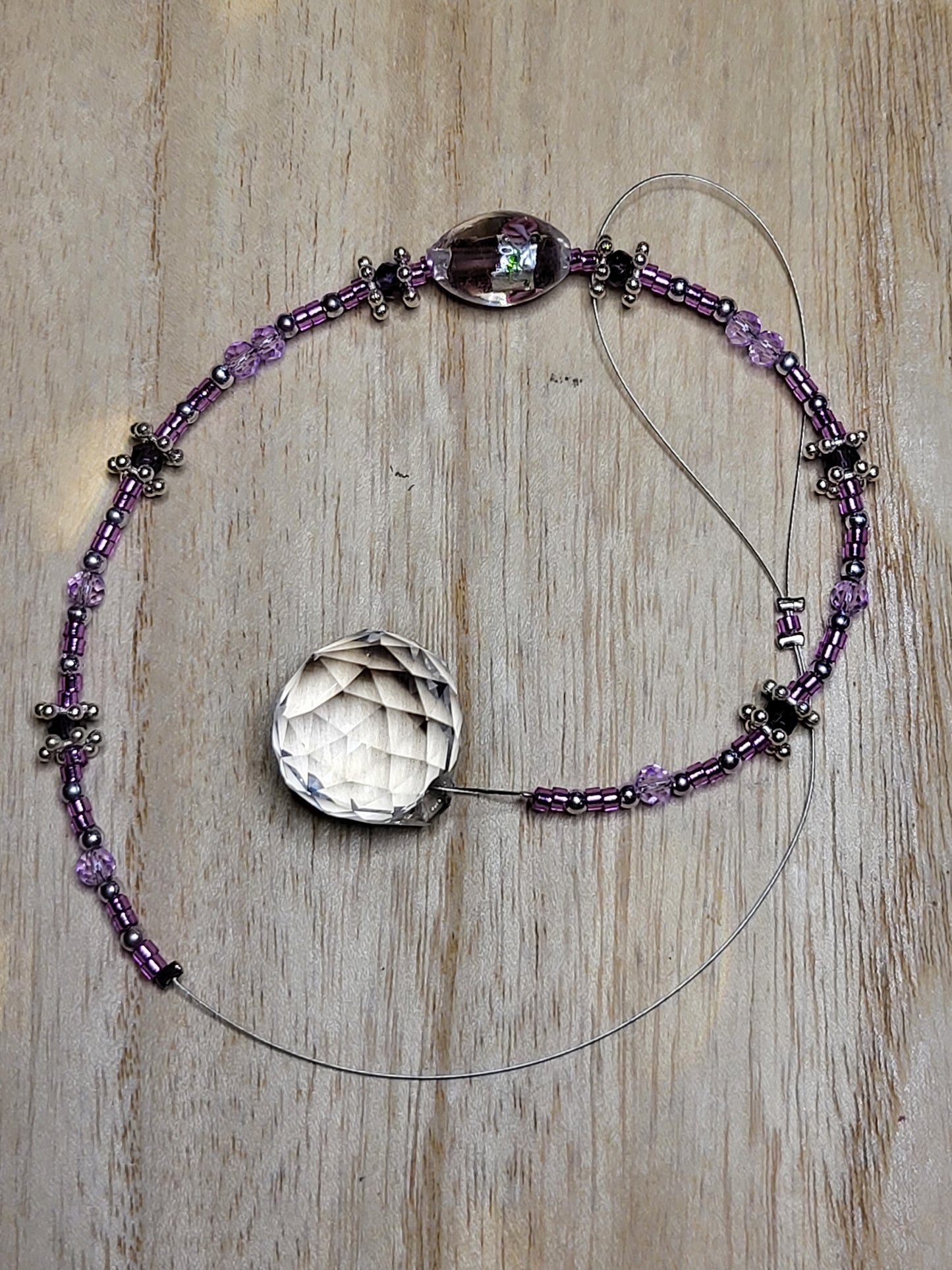 Beaded suncatcher prism