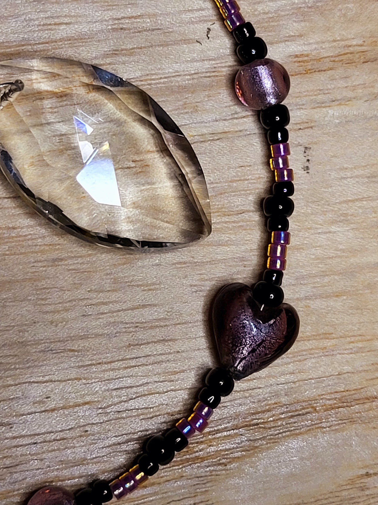 Beaded suncatcher prism