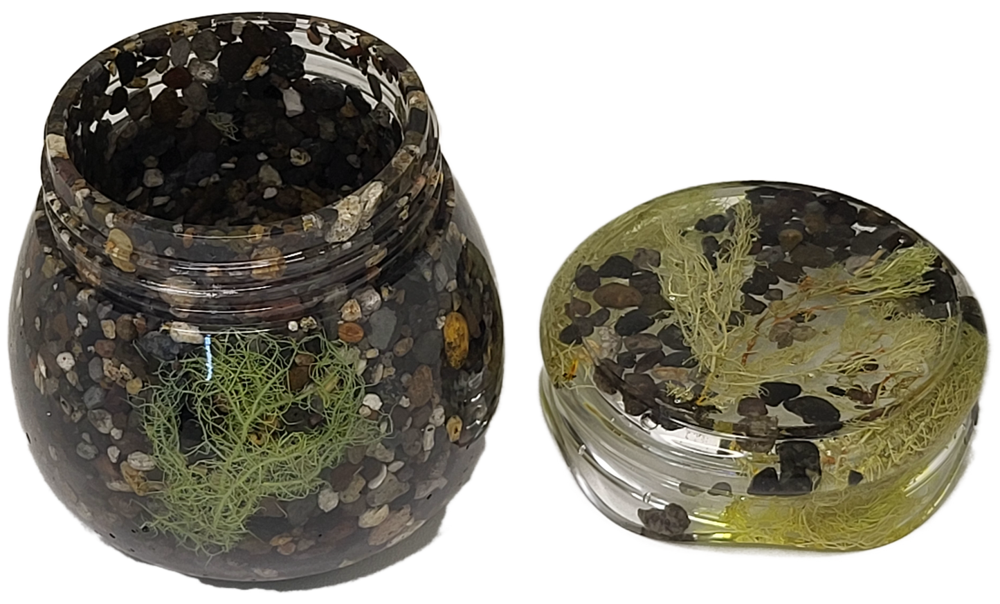 Rock pot with screw lid