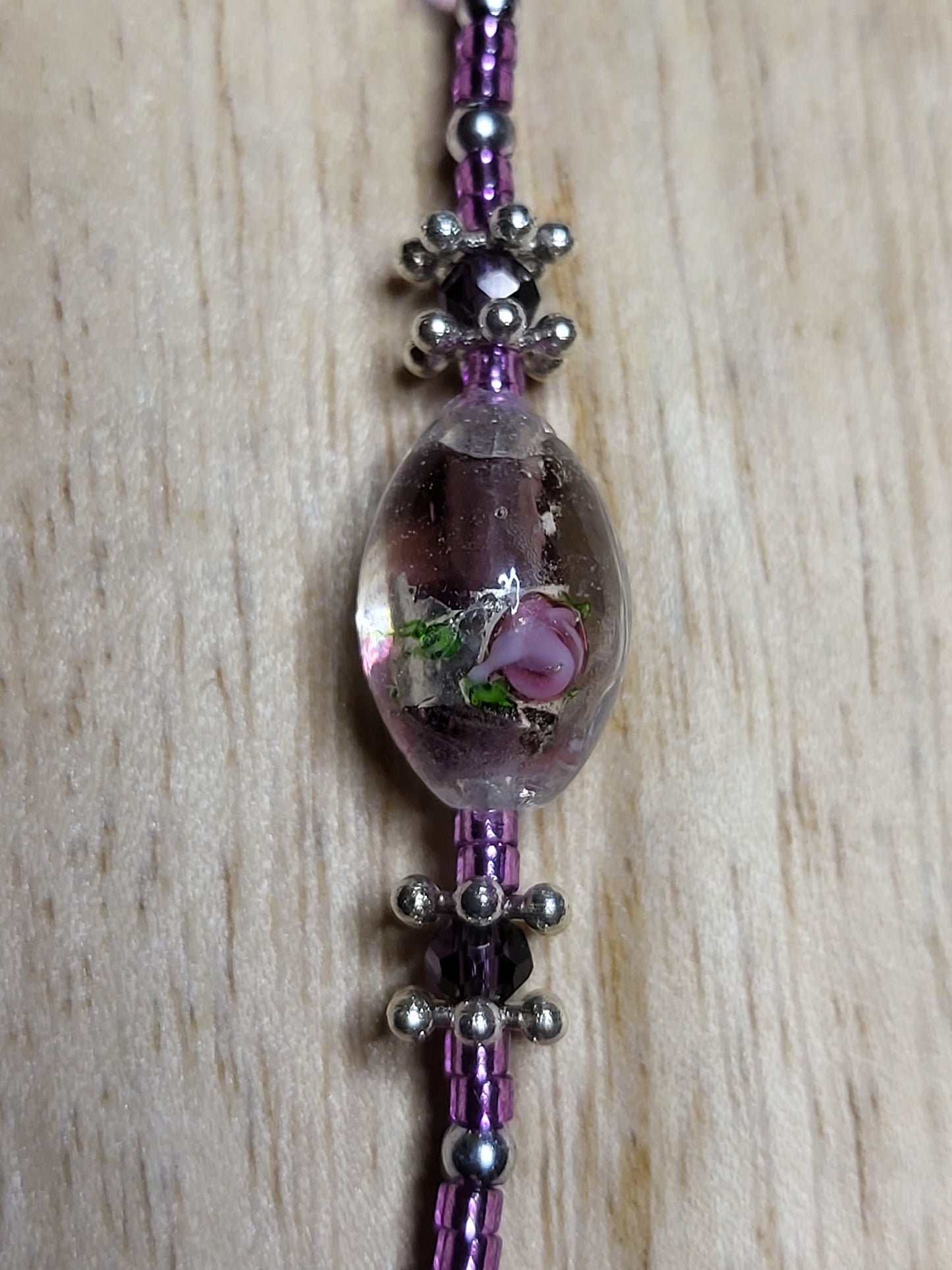 Beaded suncatcher prism