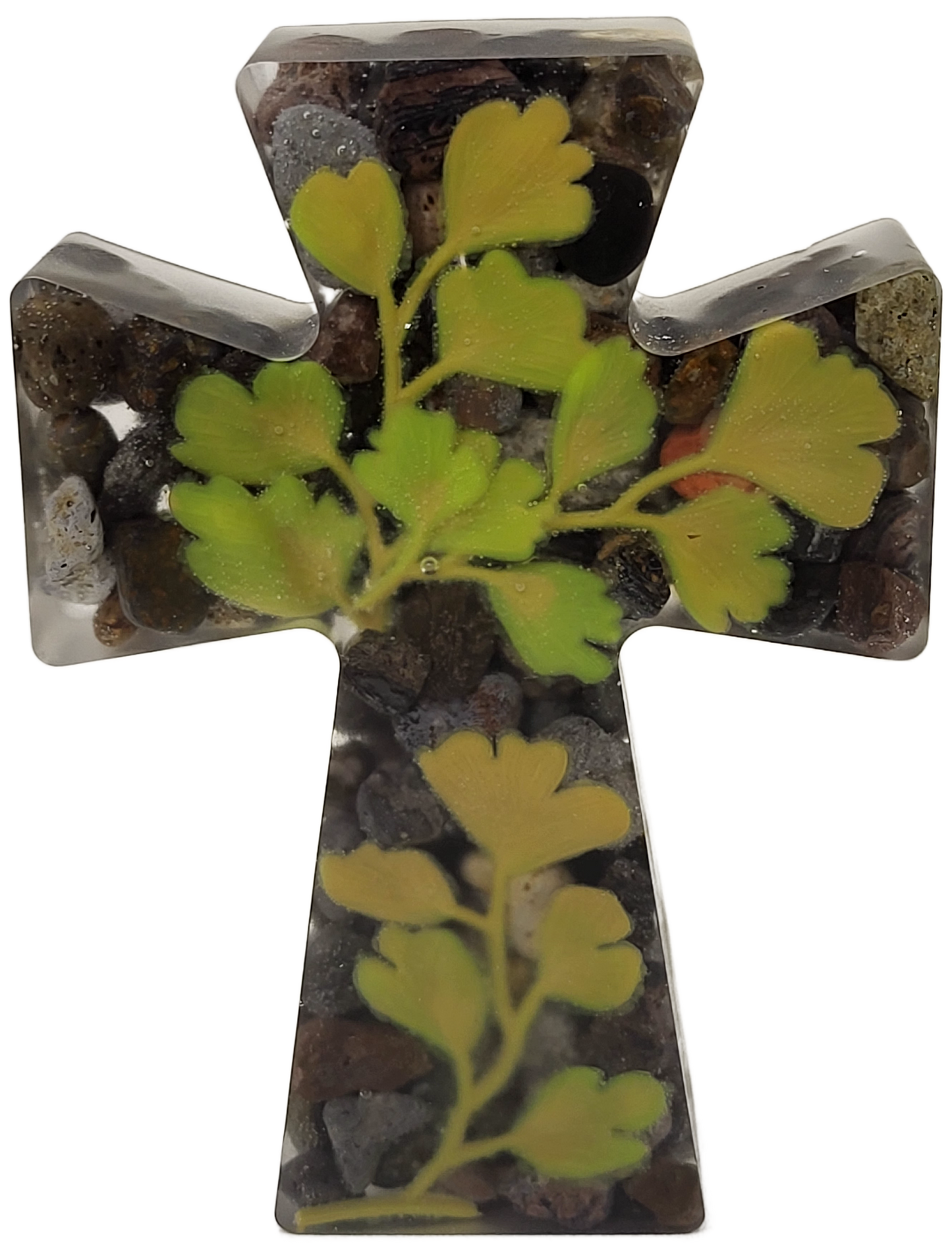 Rustic rock cross