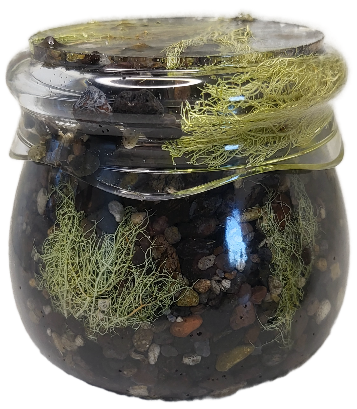 Rock pot with screw lid