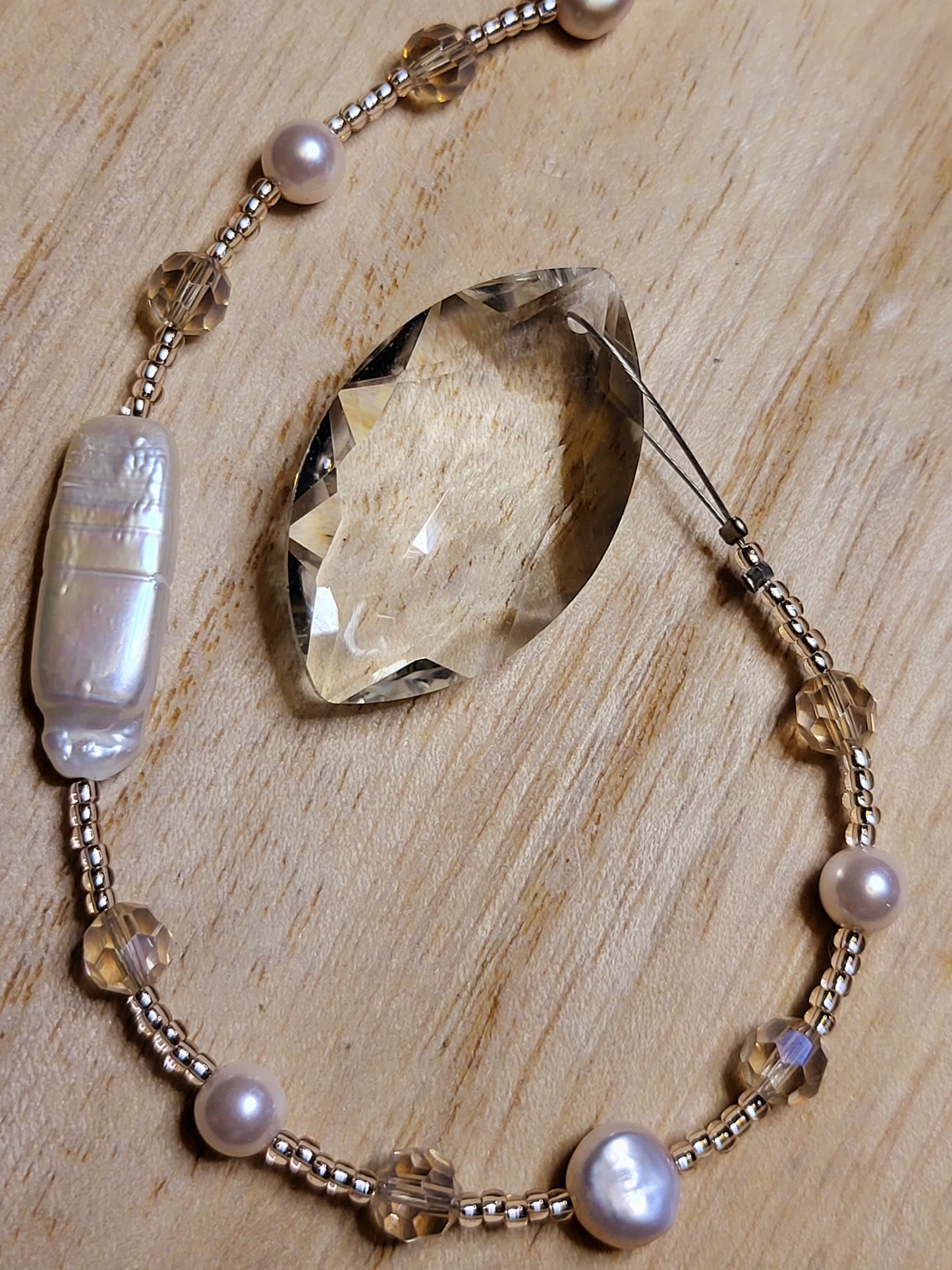 Beaded suncatcher prism