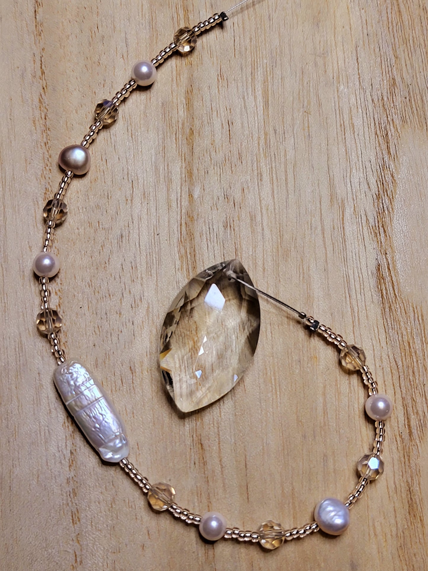 Beaded suncatcher prism
