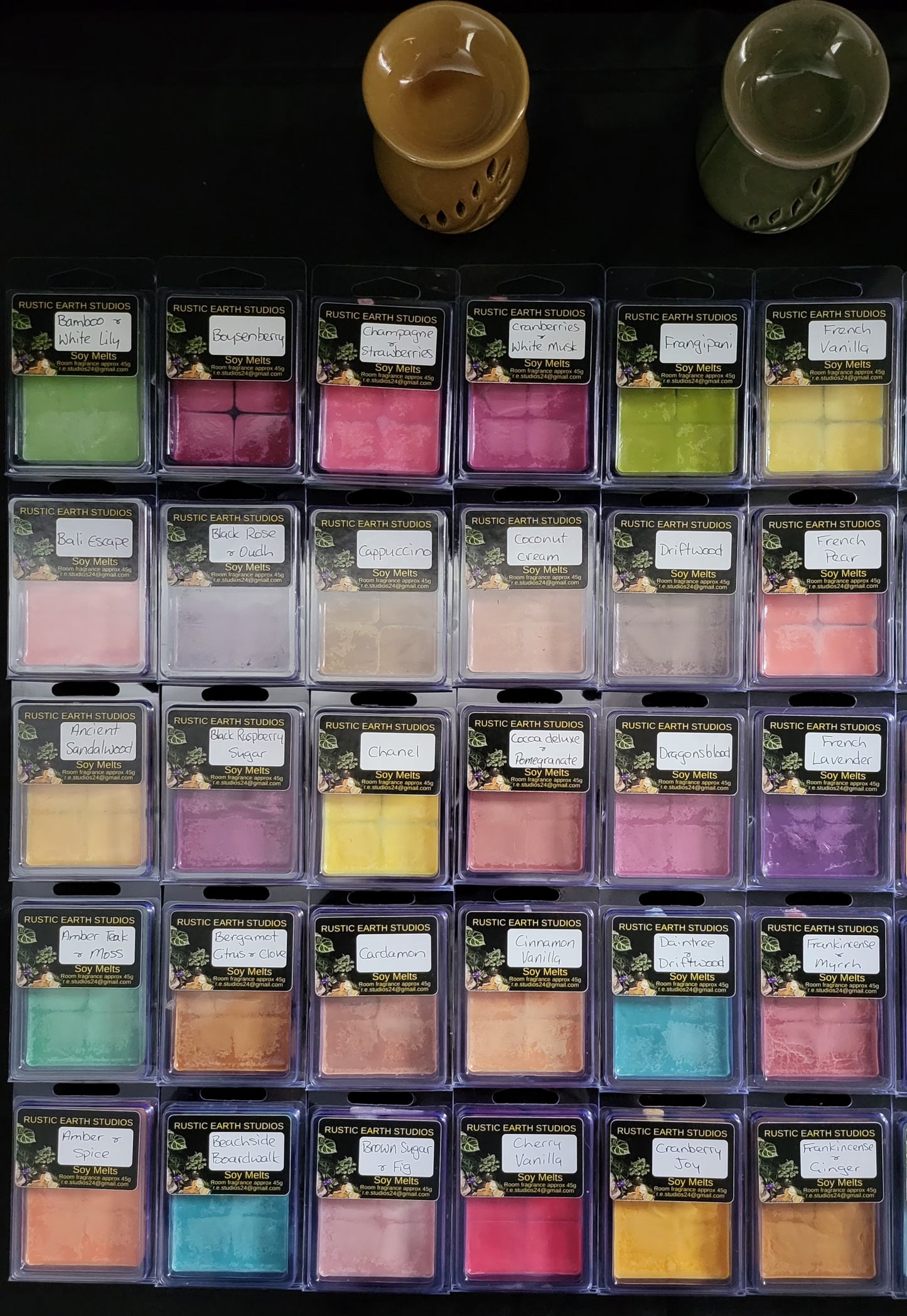 Soy melts room fragrance