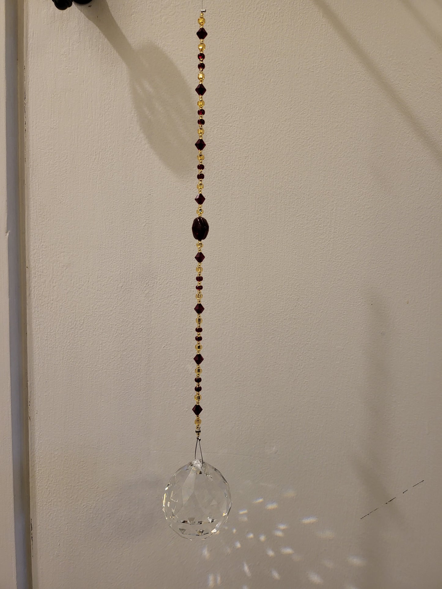 Beaded suncatcher prism