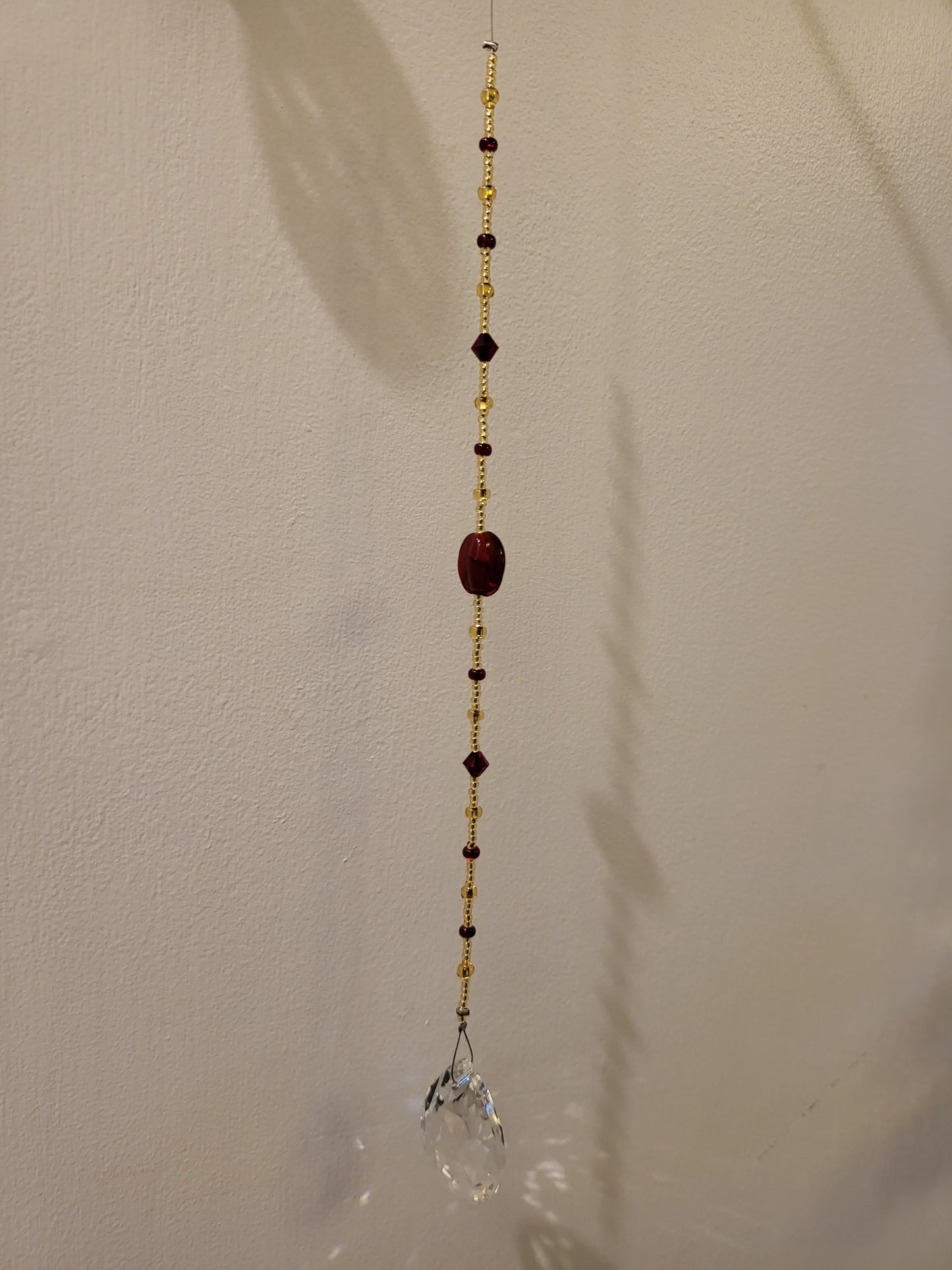 Beaded suncatcher prism