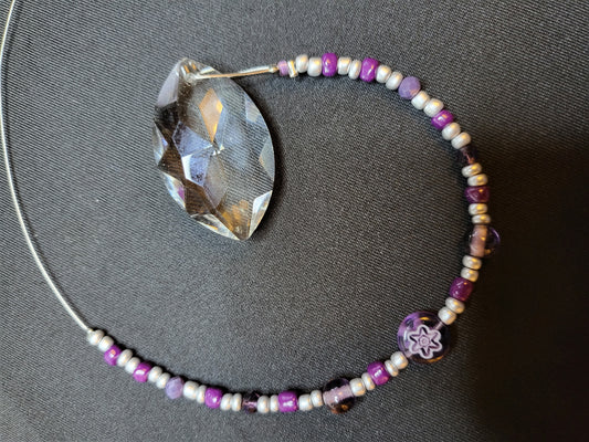Beaded suncatcher prism