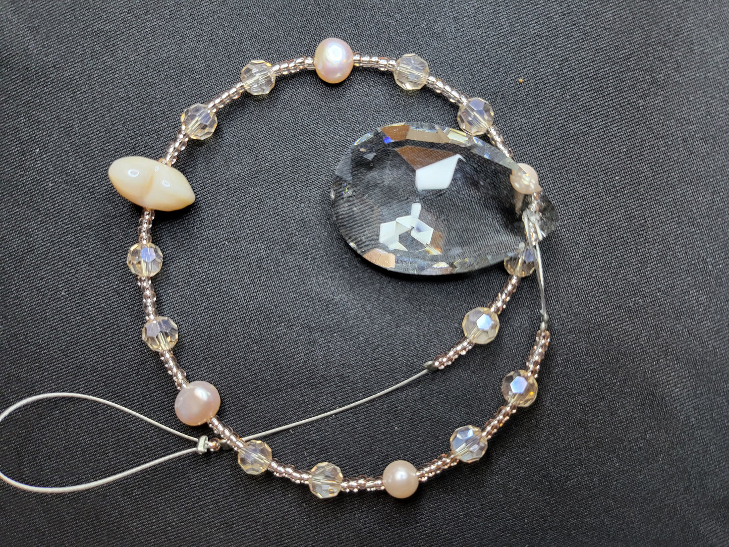 Beaded suncatcher prism
